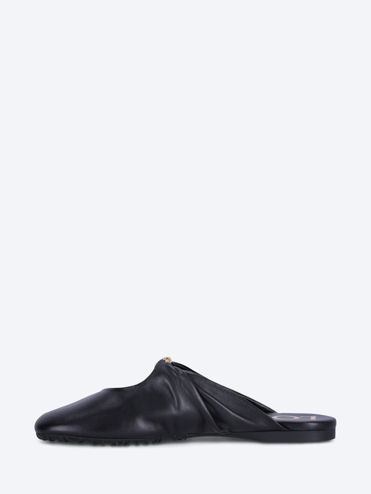 Loewe Pebble soft mules