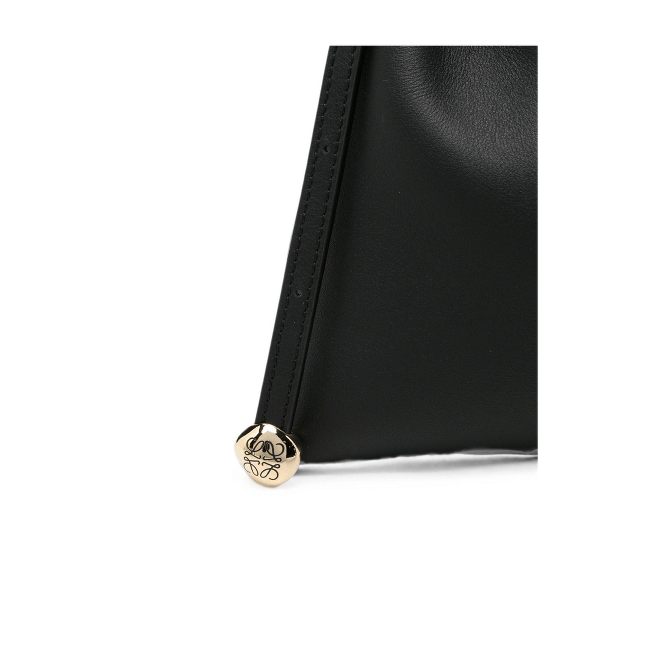 Loewe Mini Scarf Calfskin Shoulder Bag - Black