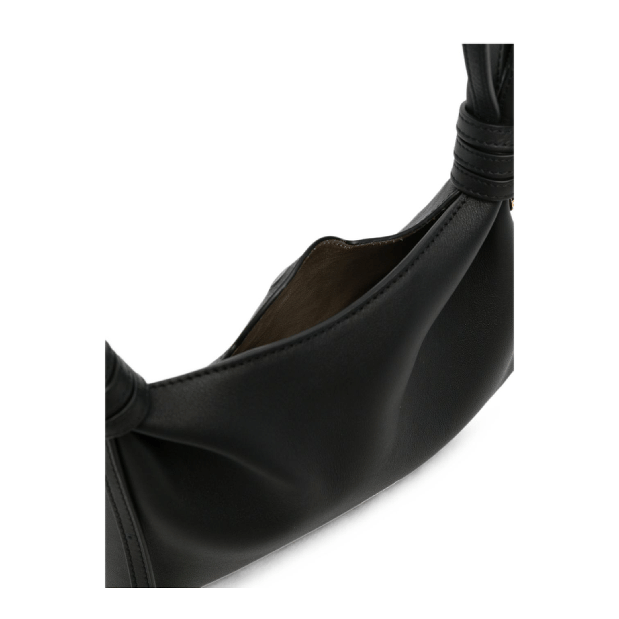 Loewe Mini Scarf Calfskin Shoulder Bag - Black
