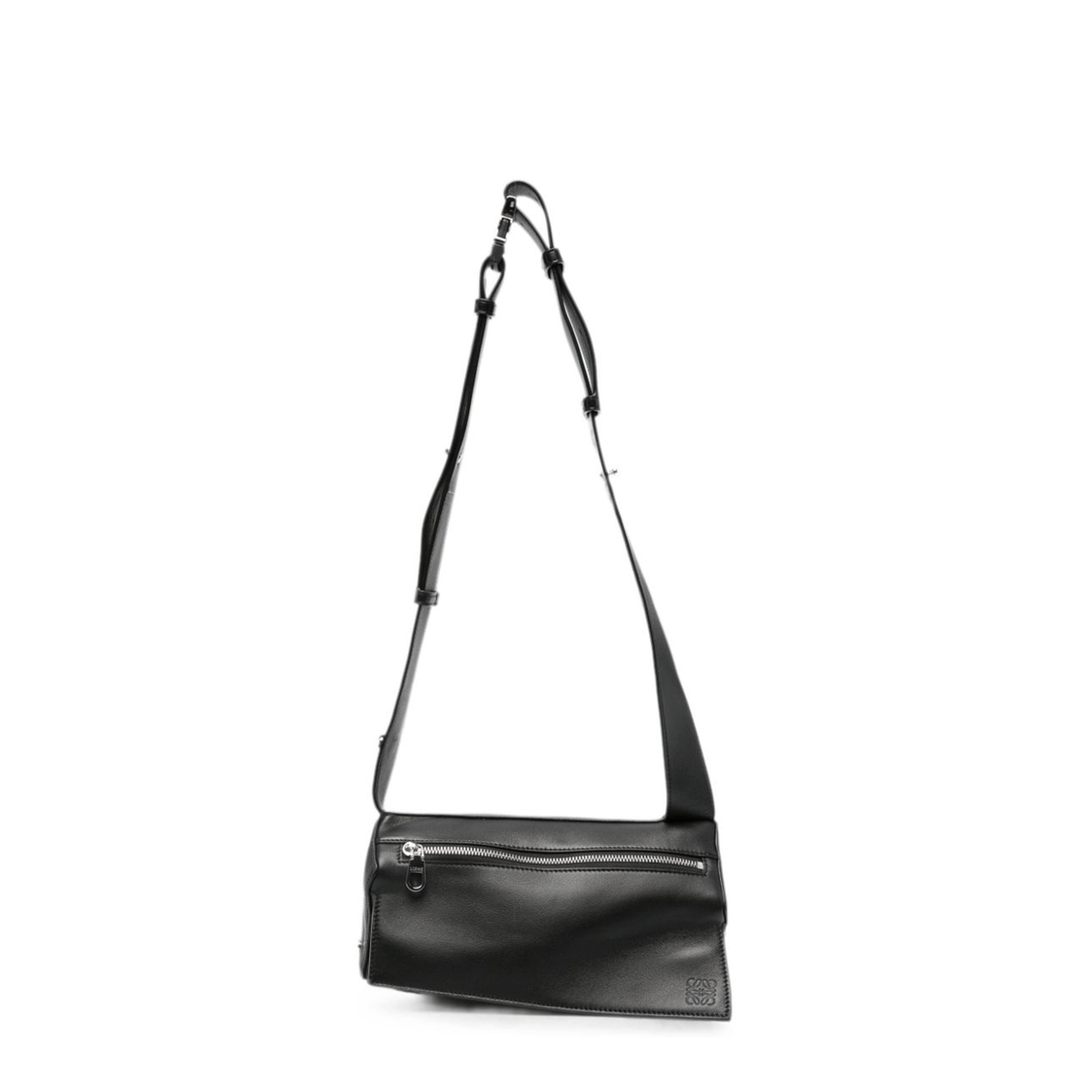 Loewe Puzzle Edge Small Calfskin Bumbag - Black