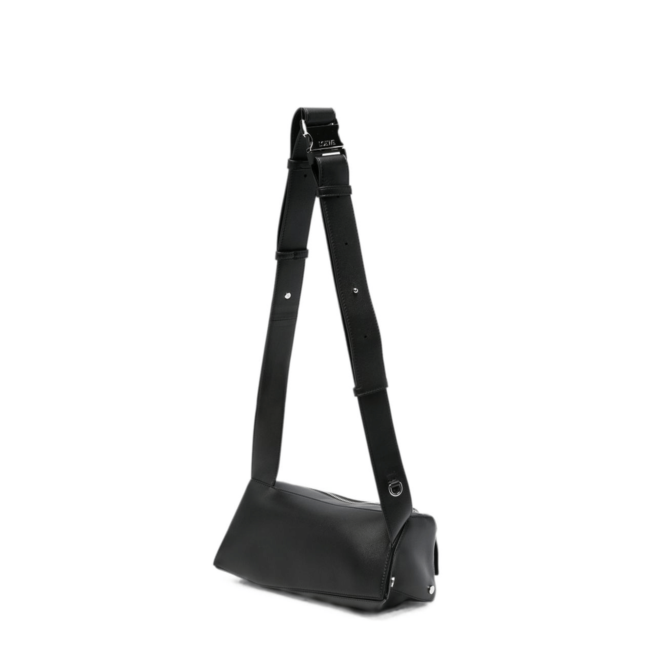Loewe Puzzle Edge Small Calfskin Bumbag - Black