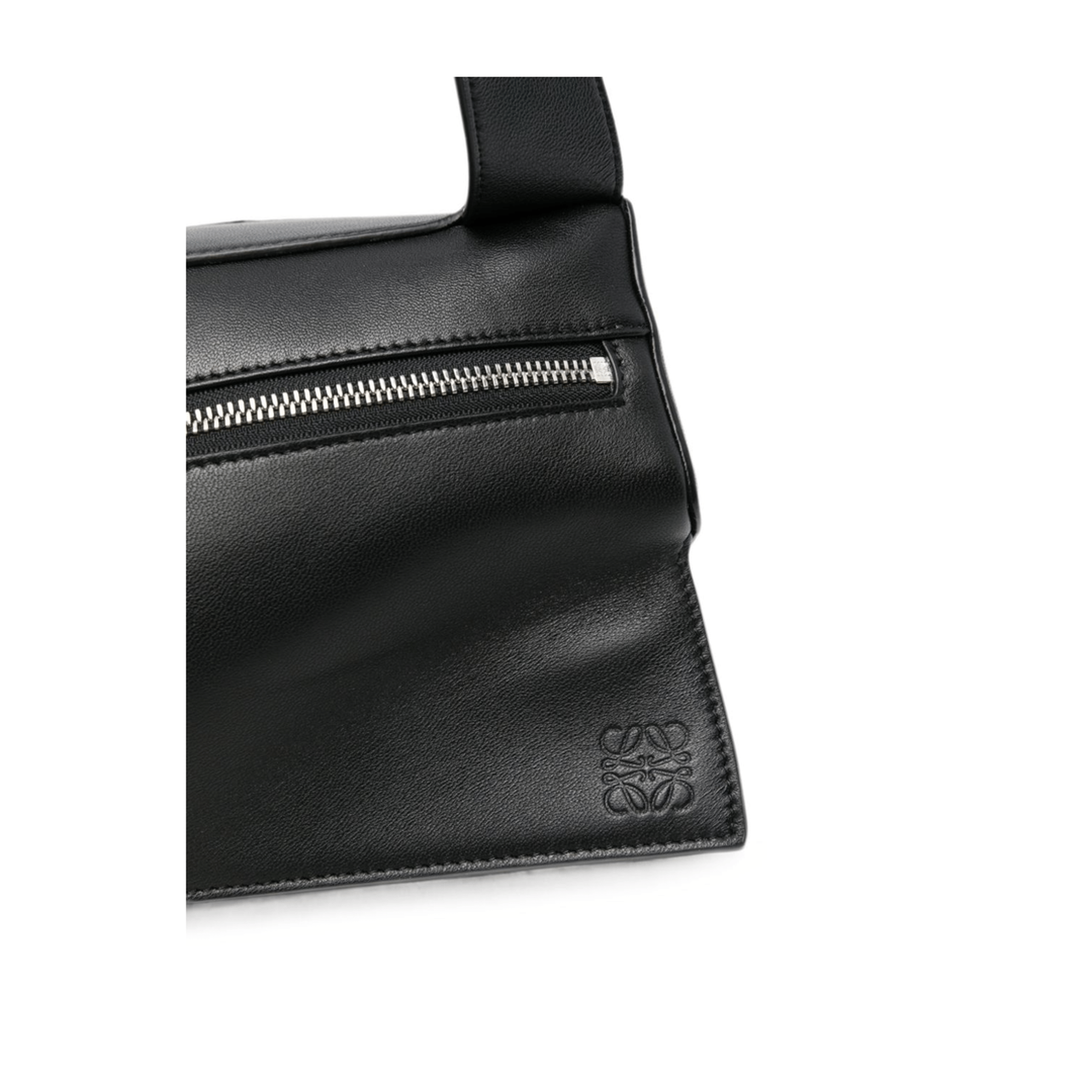 Loewe Puzzle Edge Small Calfskin Bumbag - Black