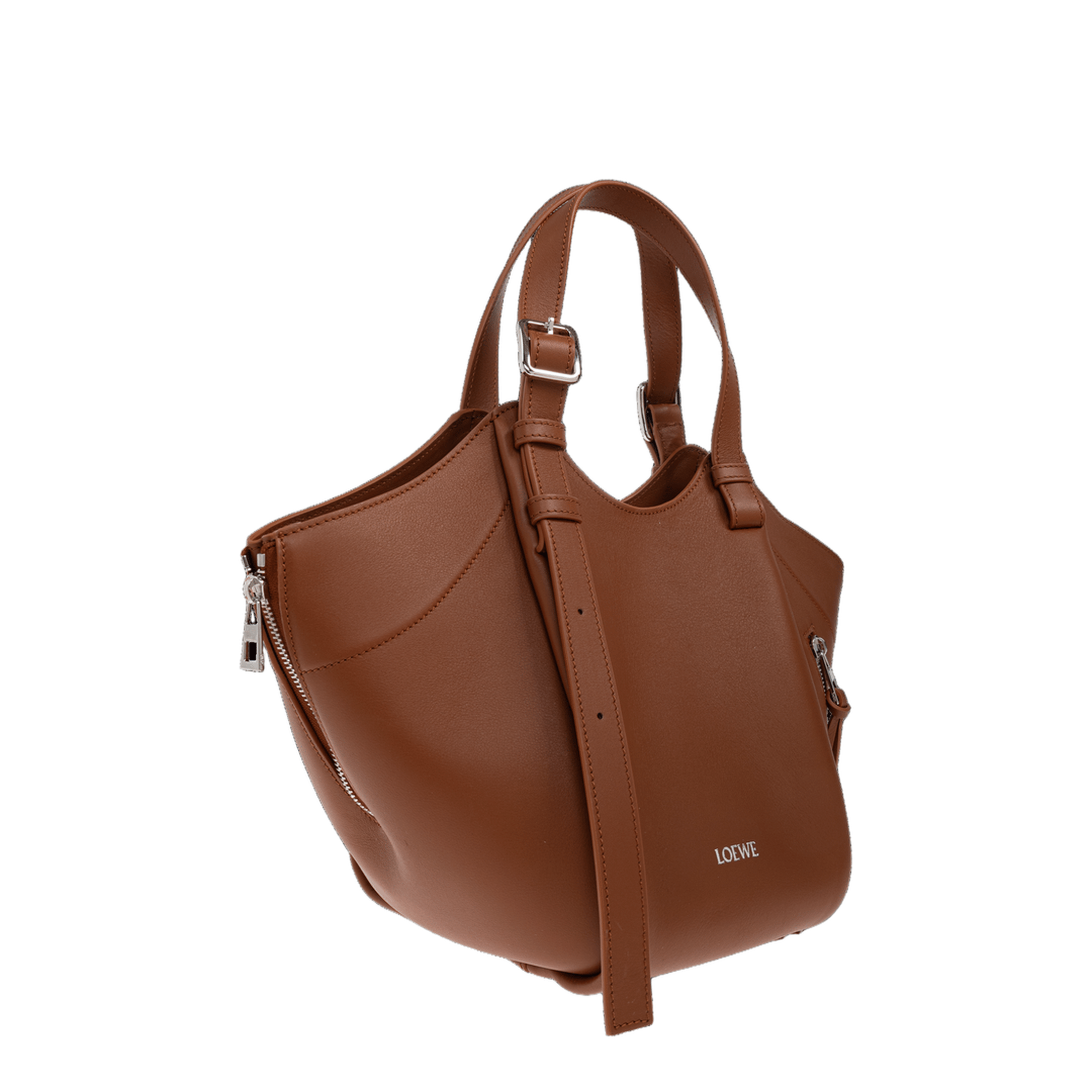 Loewe Hammock Flip Medium Calfskin Shoulder Bag - Squirrel