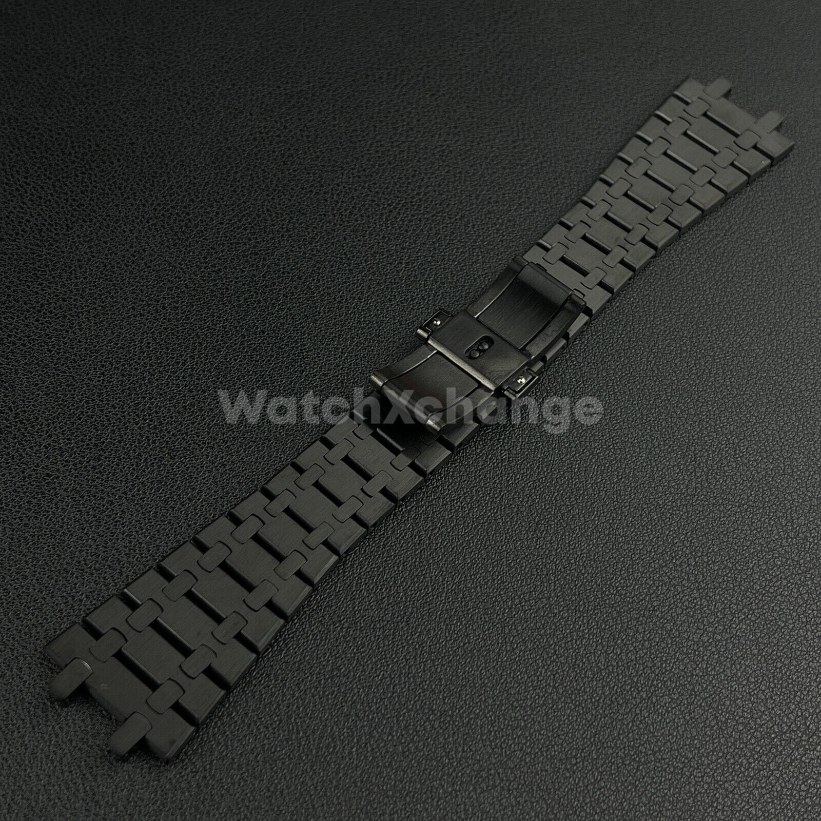 Audemars Piguet Black 26 mm Steel Watch Strap Band For Audemars Piguet Bracelet Royal Oak