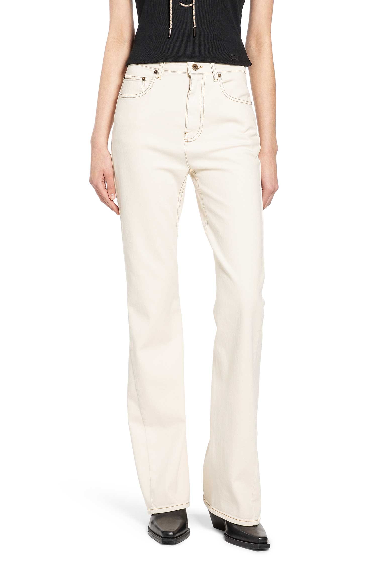 Burberry High - Rise Bootcut Jeans