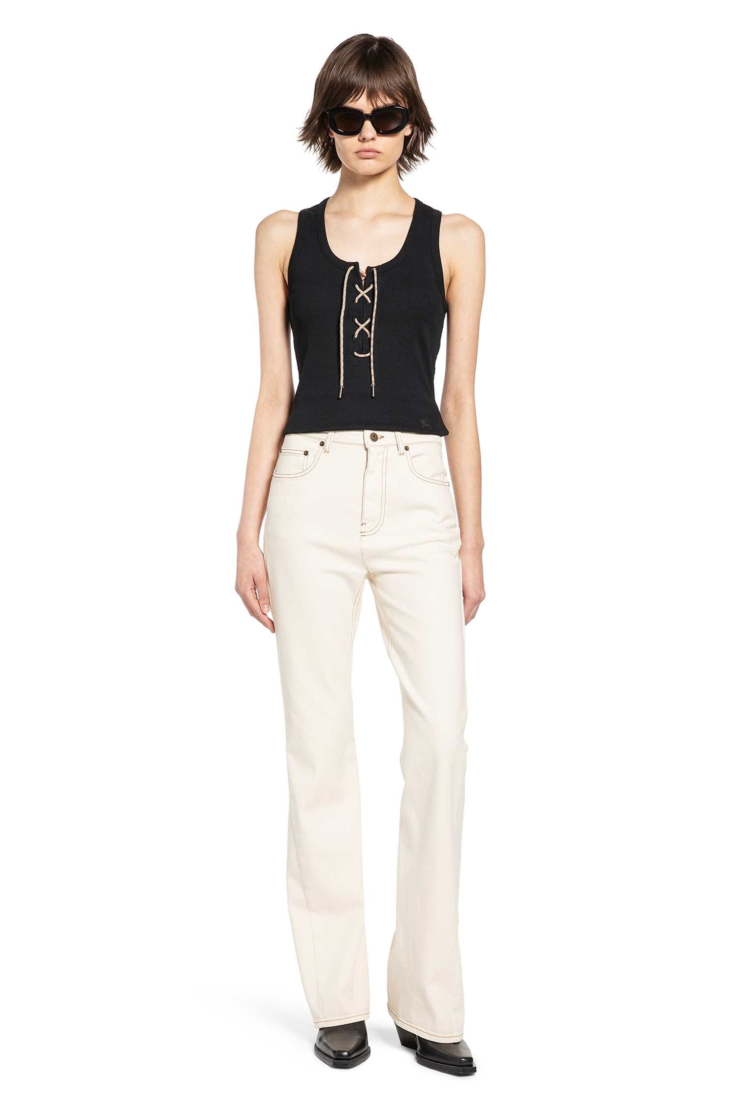 Burberry High - Rise Bootcut Jeans