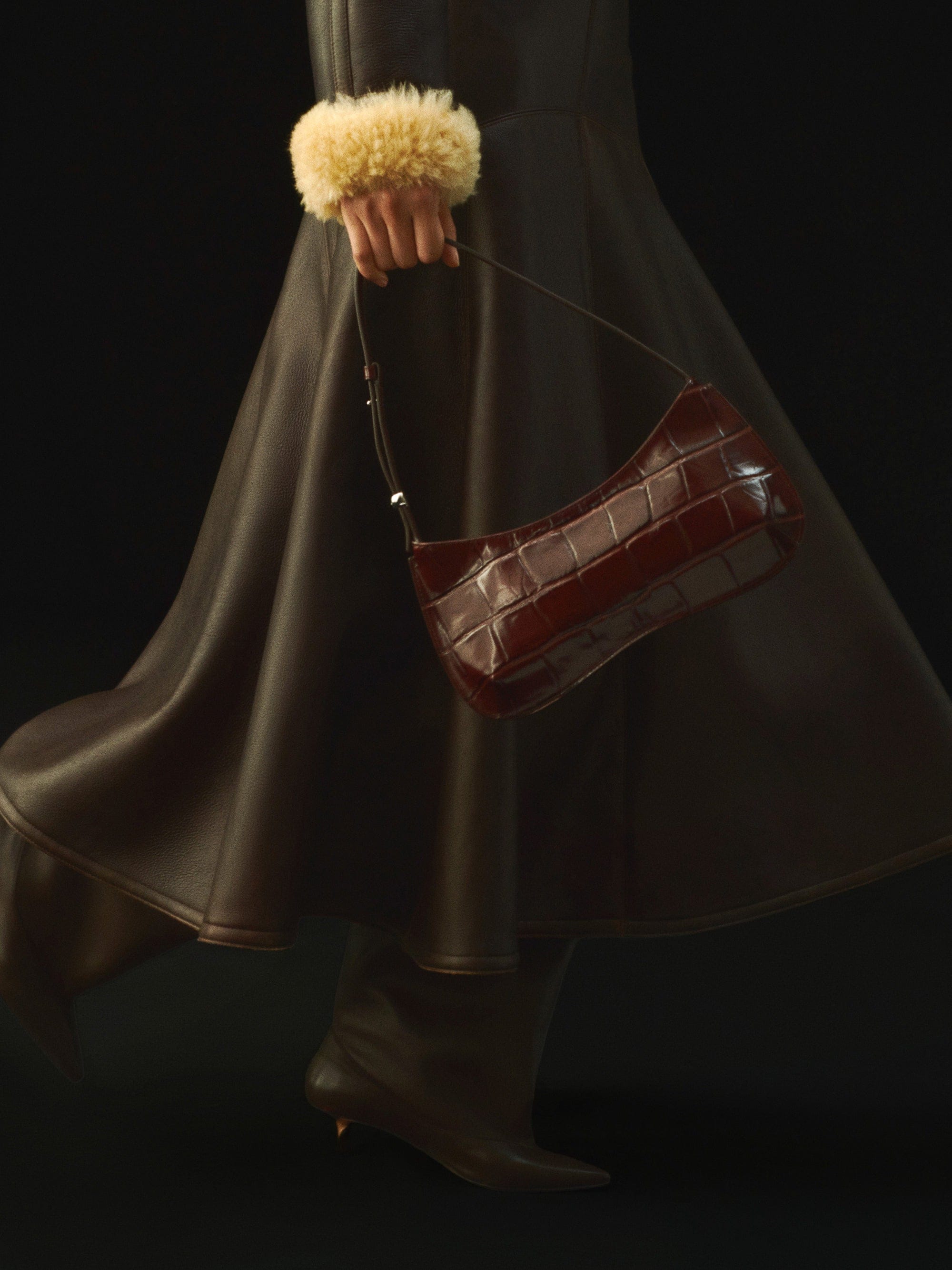 Jacquemus The Bisou Bag - Midnight Brown