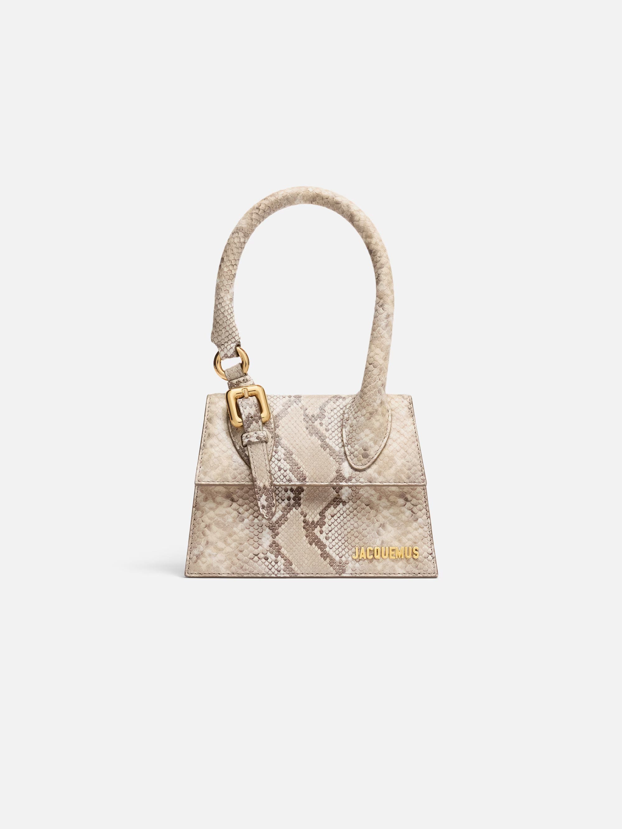 Jacquemus The Medium Chiquito Bag with Buckle - Beige