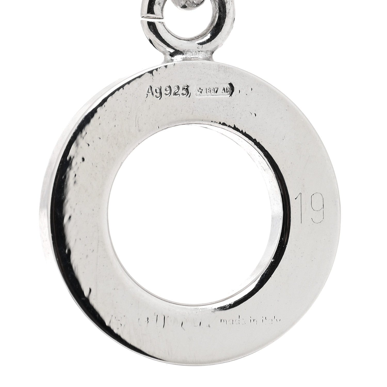 Gucci Sterling Silver Boule Bead Toggle Bracelet