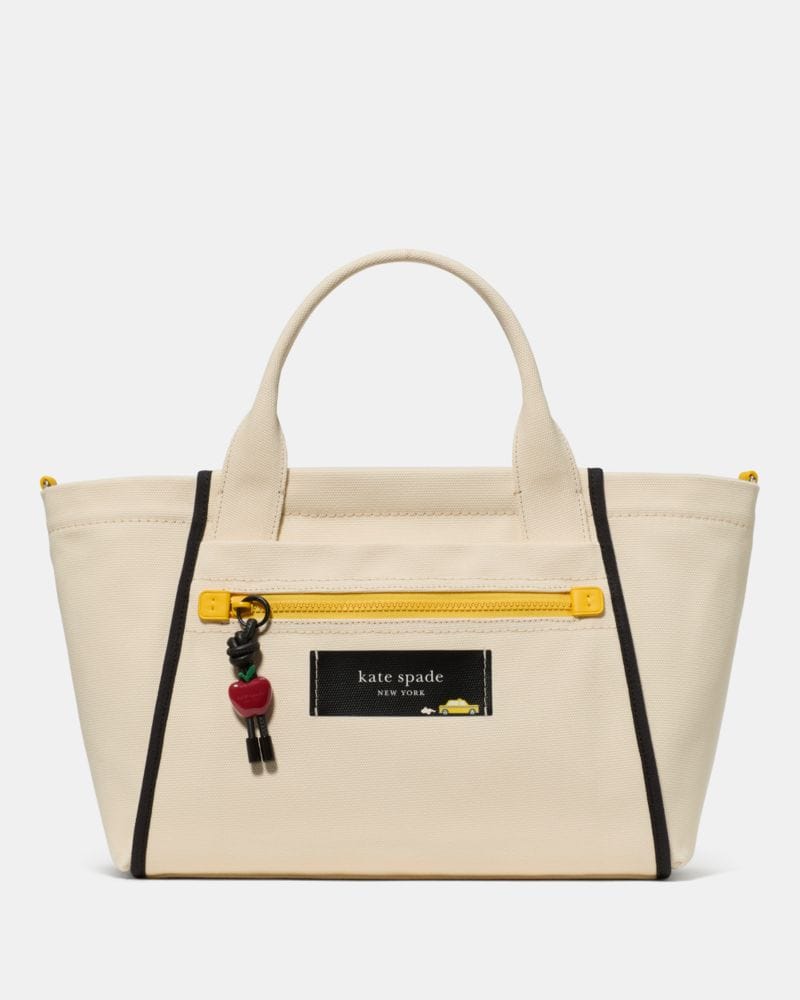 Kate Spade KateSpade Dash Taxi Canvas Tote Bag Natural Multi