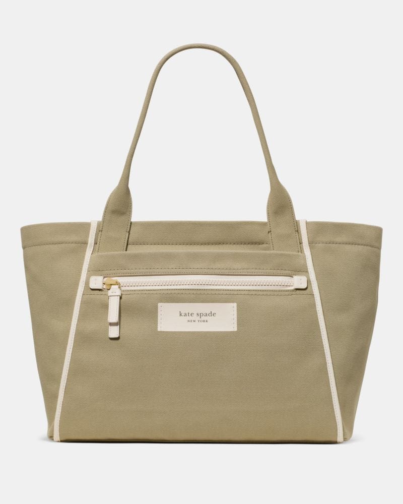 Kate Spade KateSpade Dash Large Canvas Tote Bag Dried Bay Leaf