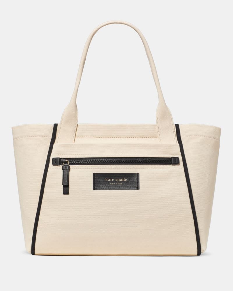 Kate Spade KateSpade Dash Large Canvas Tote Bag Natural