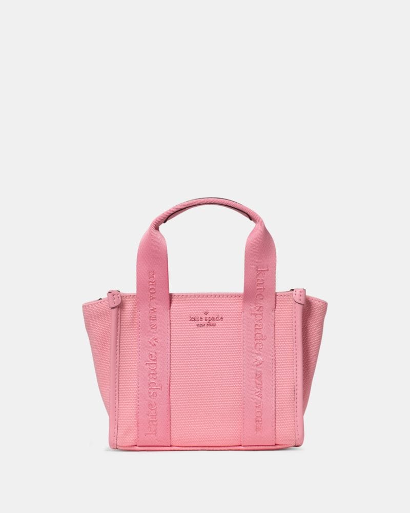 Kate Spade KateSpade Kip Canvas Mini Tote Bag Grapefruit Soda
