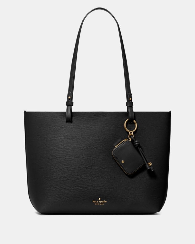 Kate Spade KateSpade Tessa Tote Bag With Charm Black