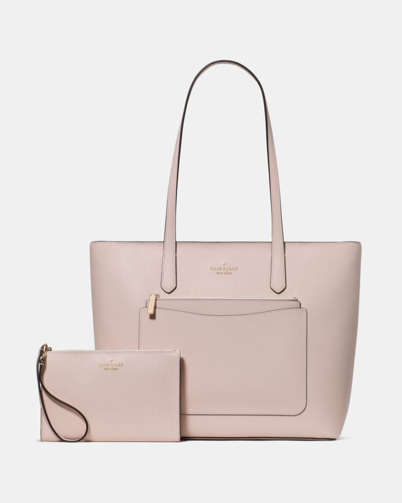 Kate Spade KateSpade Staci Large Tote Set Powdered Sugar