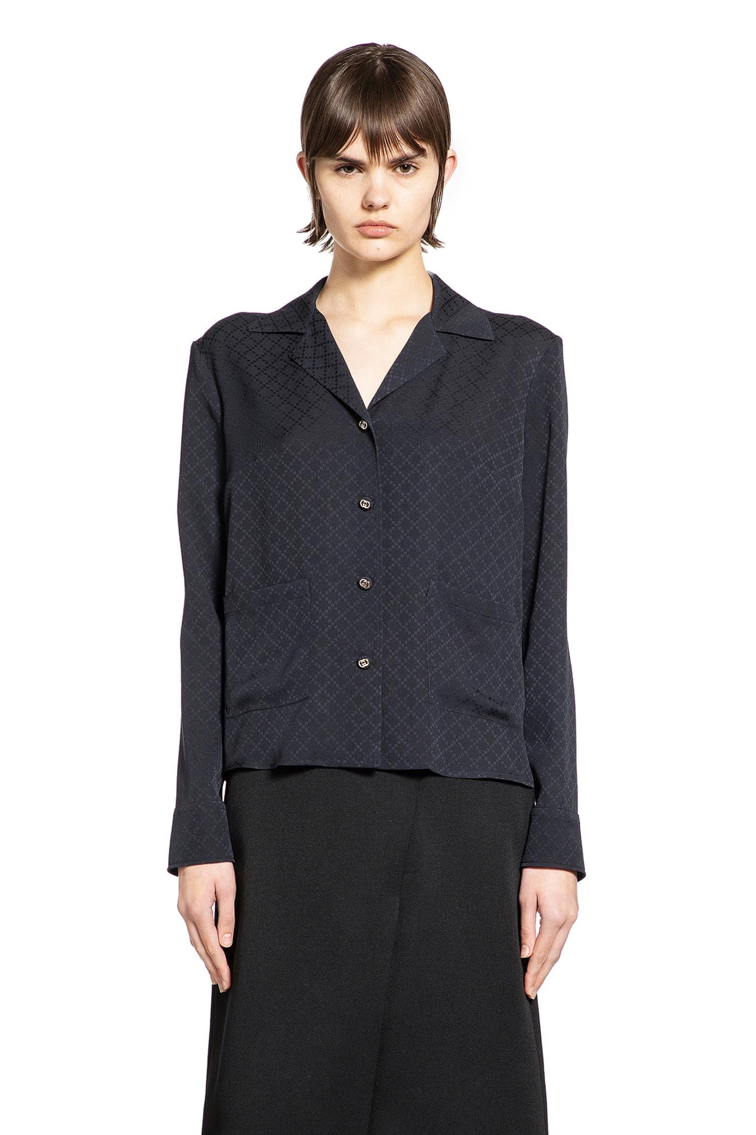 Gucci Silk Jacquard Shirt