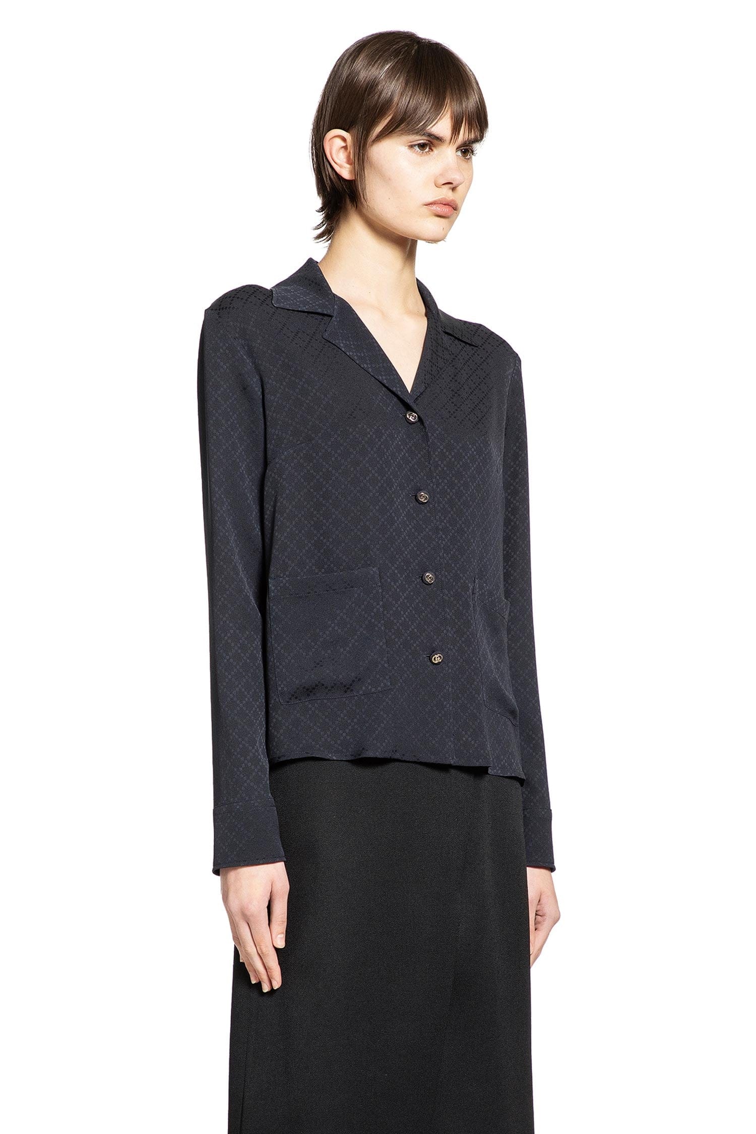 Gucci Silk Jacquard Shirt