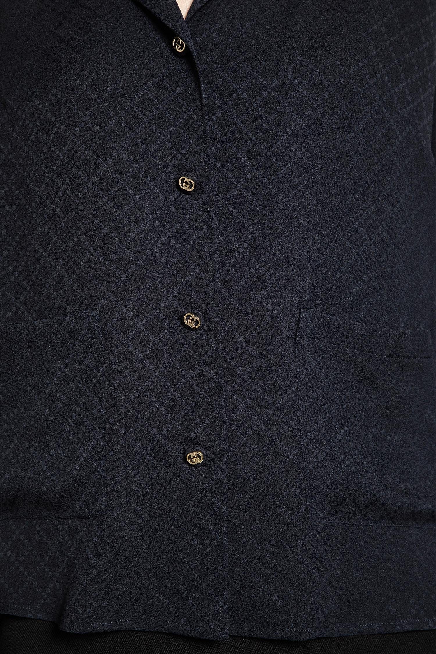Gucci Silk Jacquard Shirt