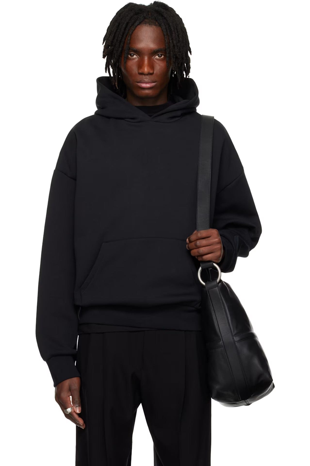 Fear of God Essentials Classic Hoodie (SS25) Jet Black