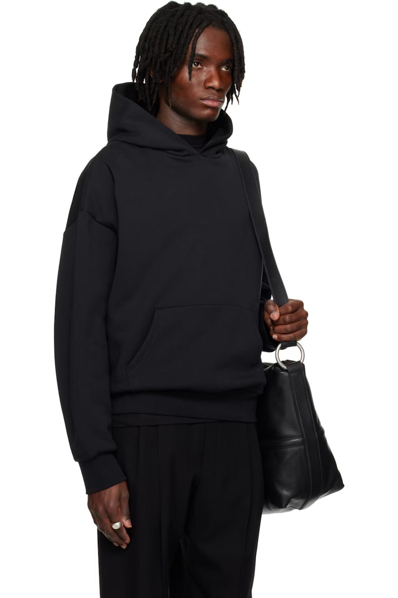 Fear of God Essentials Classic Hoodie (SS25) Jet Black