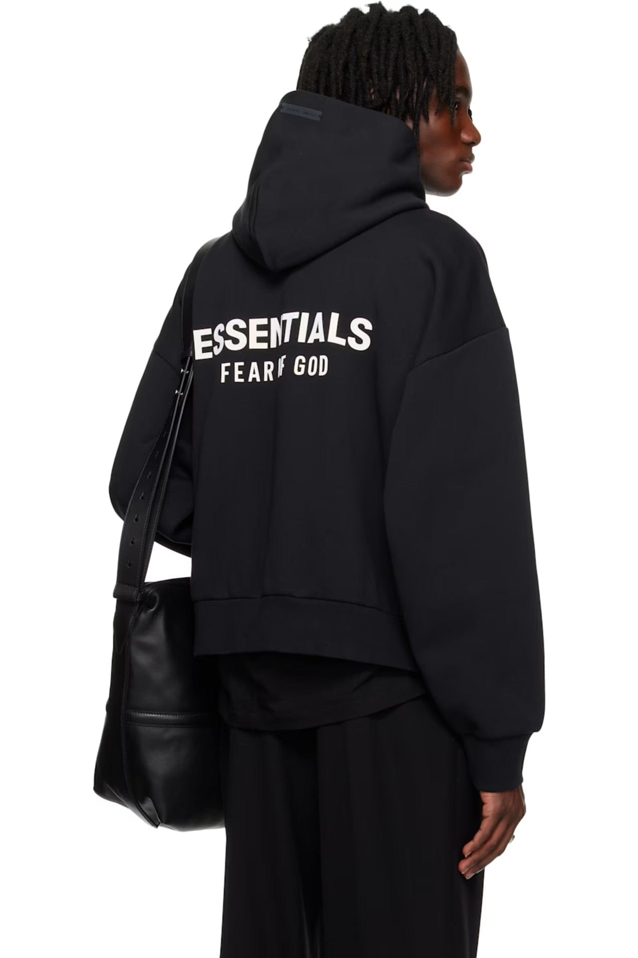 Fear of God Essentials Classic Hoodie (SS25) Jet Black