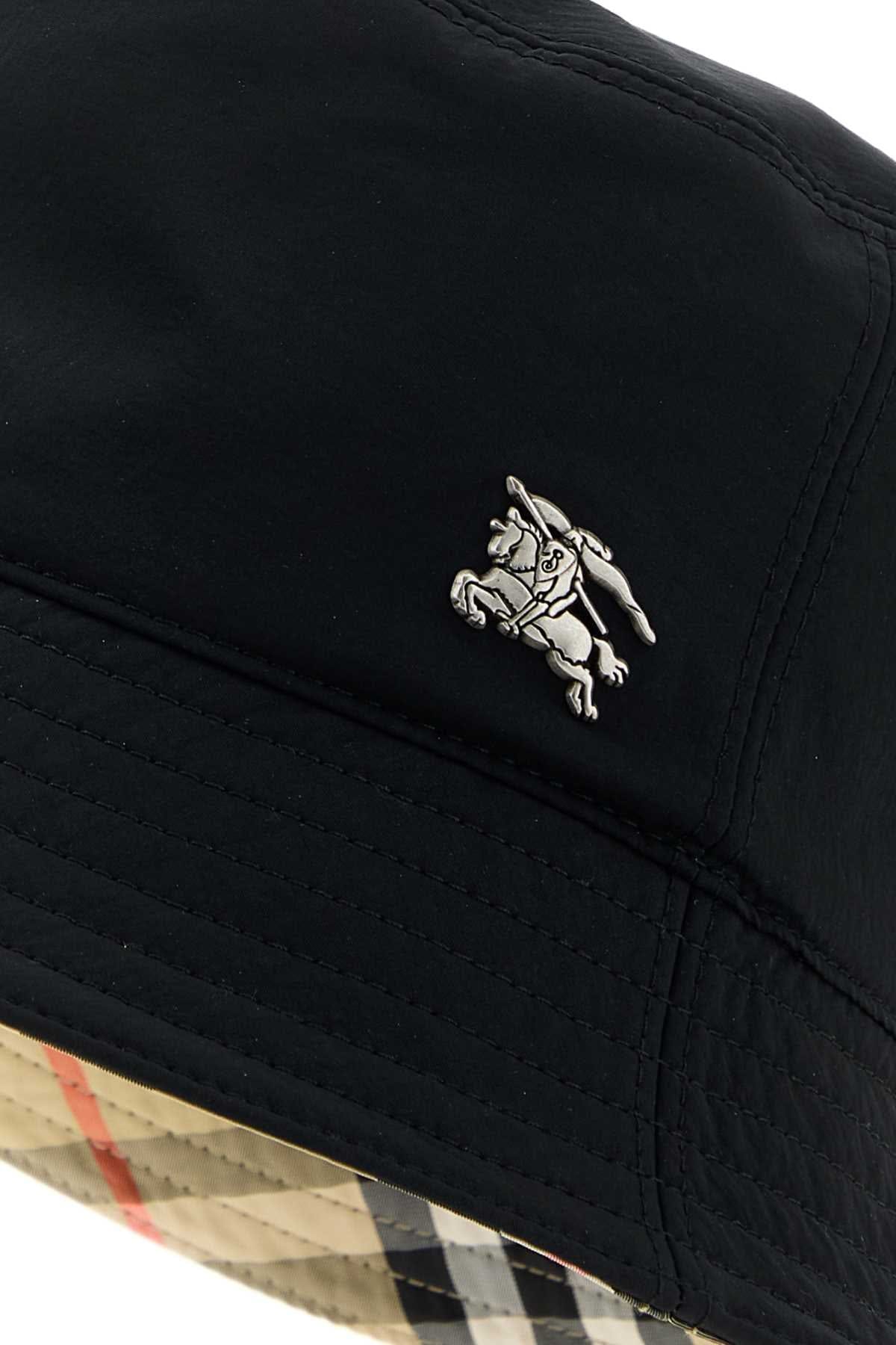 Burberry 8130424 Nylon Bucket Hat — Black
