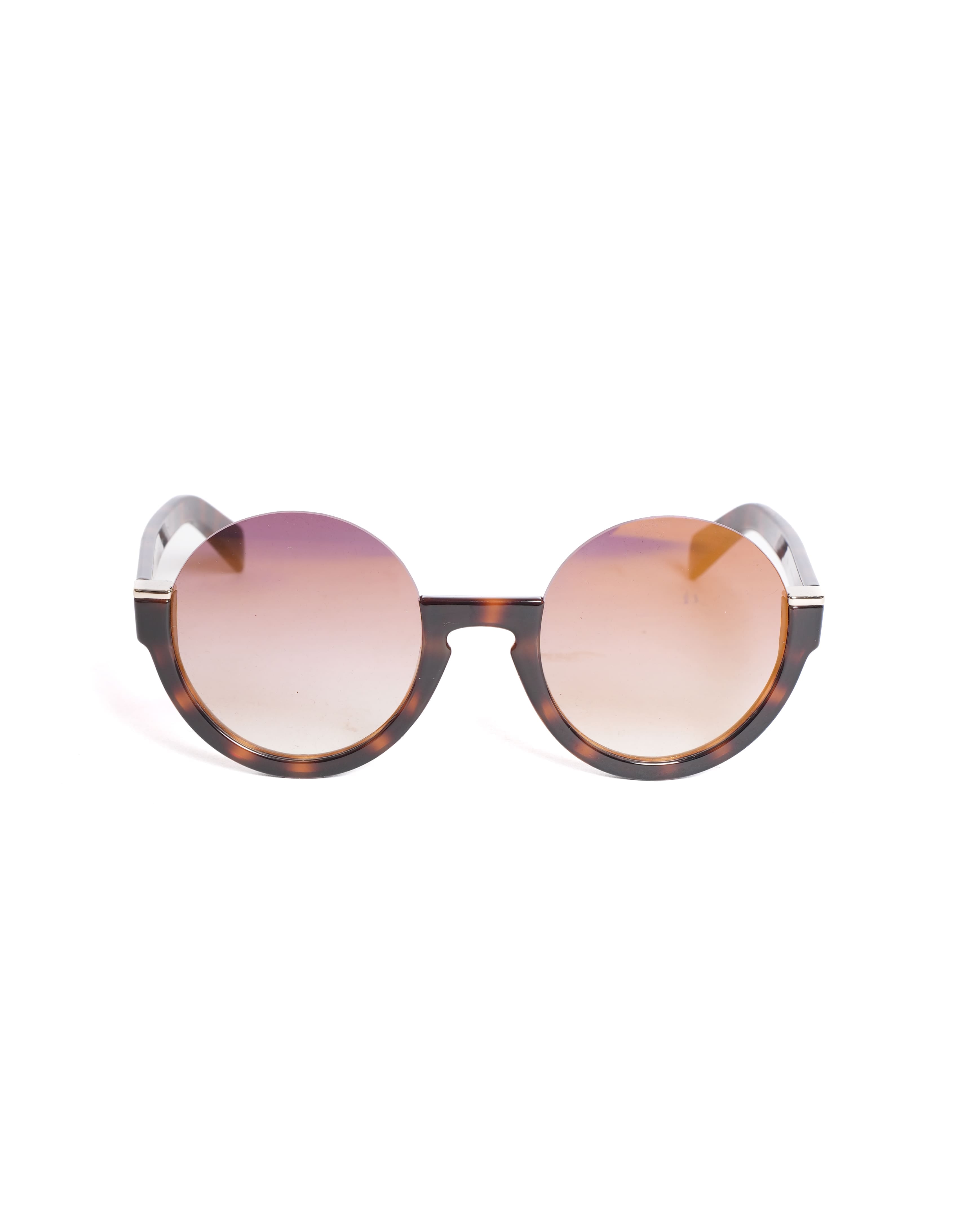 Marc Jacobs Marc by Marc Jacobs Round Frame Women's Sunglasses in Brown