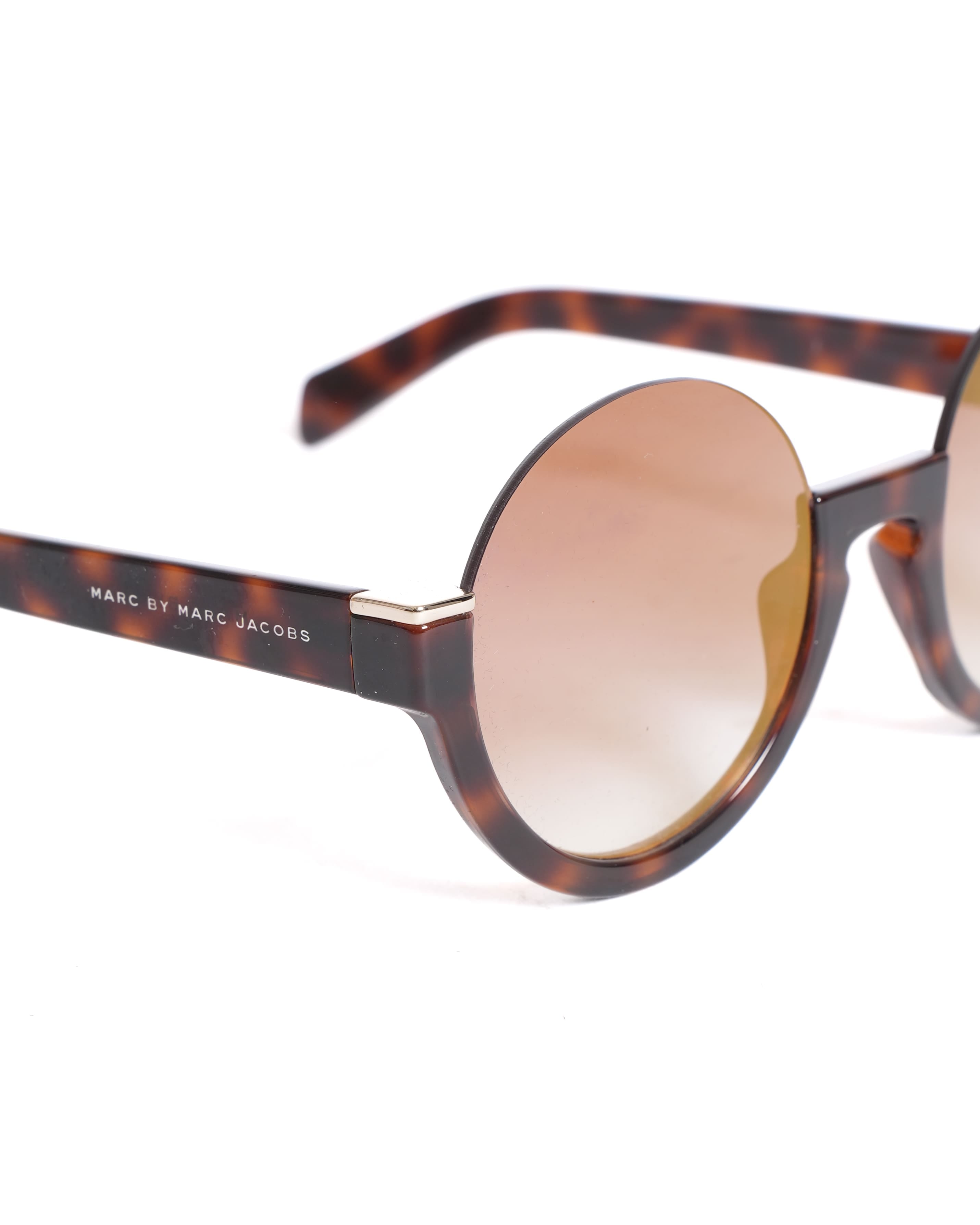Marc Jacobs Marc by Marc Jacobs Round Frame Women's Sunglasses in Brown