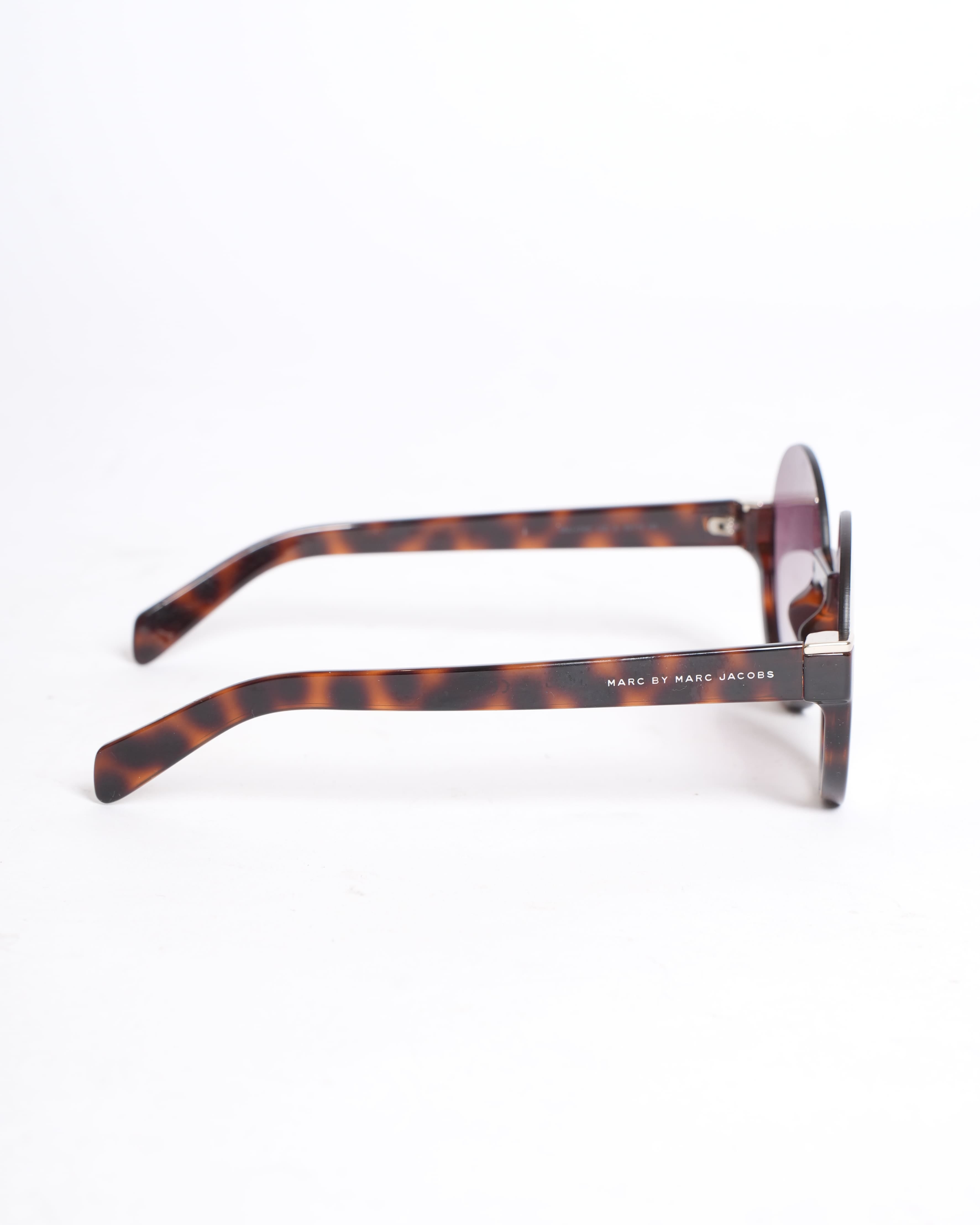 Marc Jacobs Marc by Marc Jacobs Round Frame Women's Sunglasses in Brown