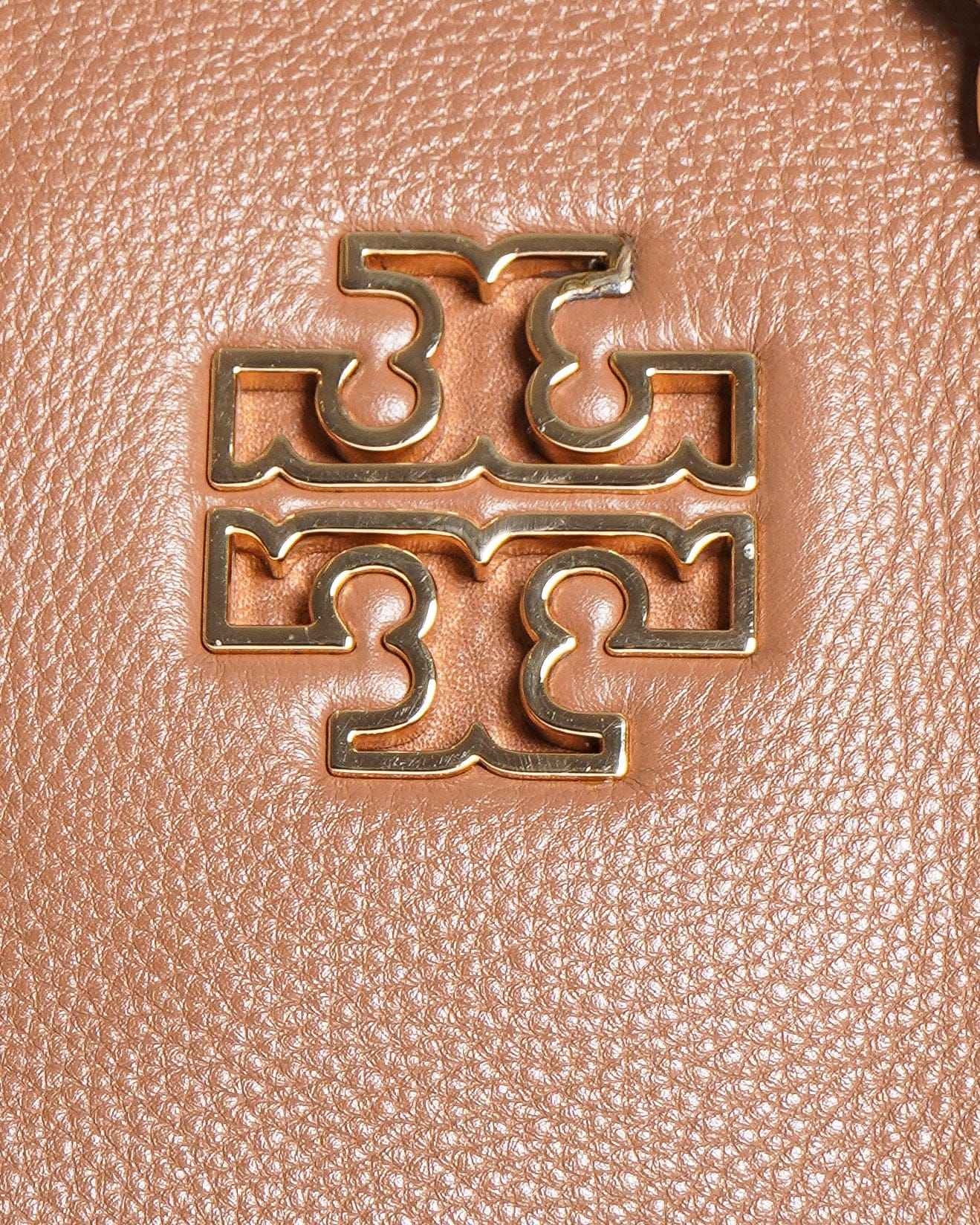 Tory Burch Britten Pebbled Leather Satchel Bag