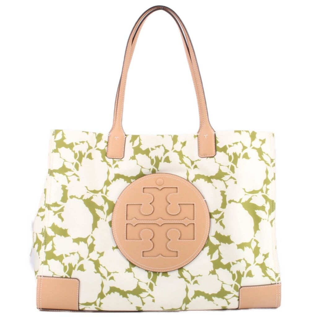 Tory Burch ELLA PRINTED TOTES GREEN