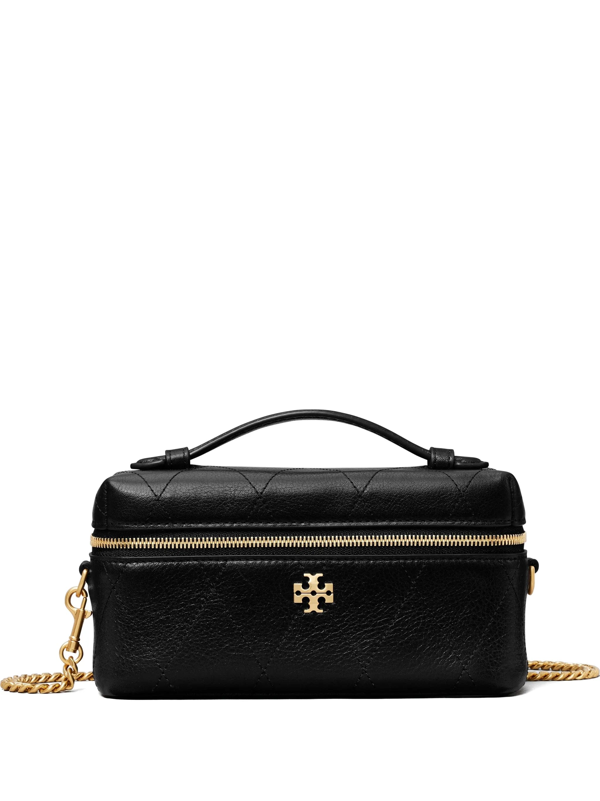 Tory Burch Charlie quilted leather vanity case