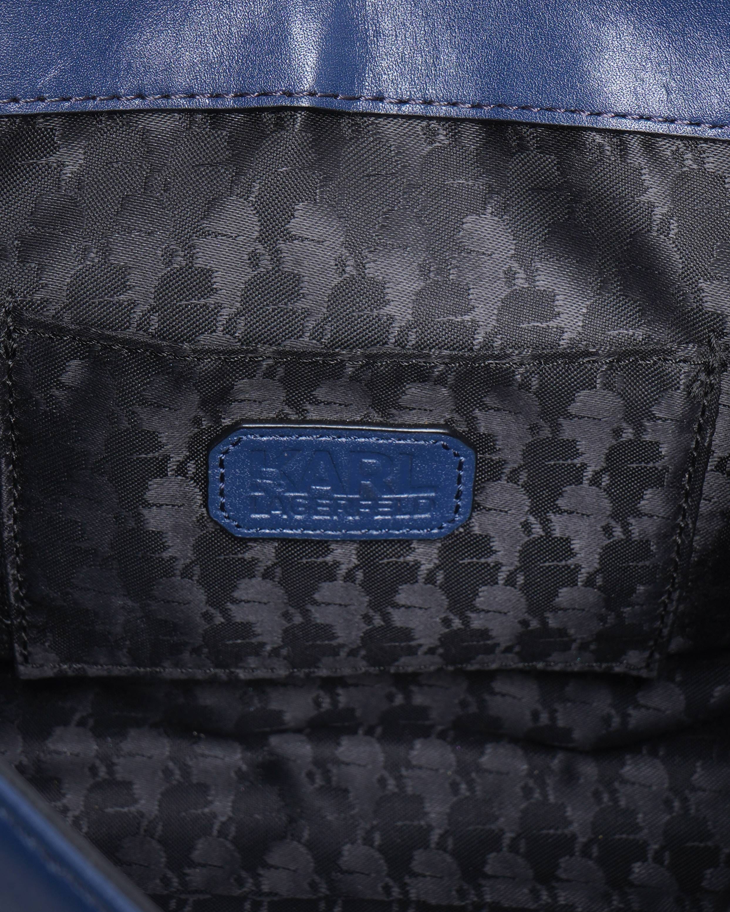 Karl Lagerfeld Tweed and Leather Crossbody Bag