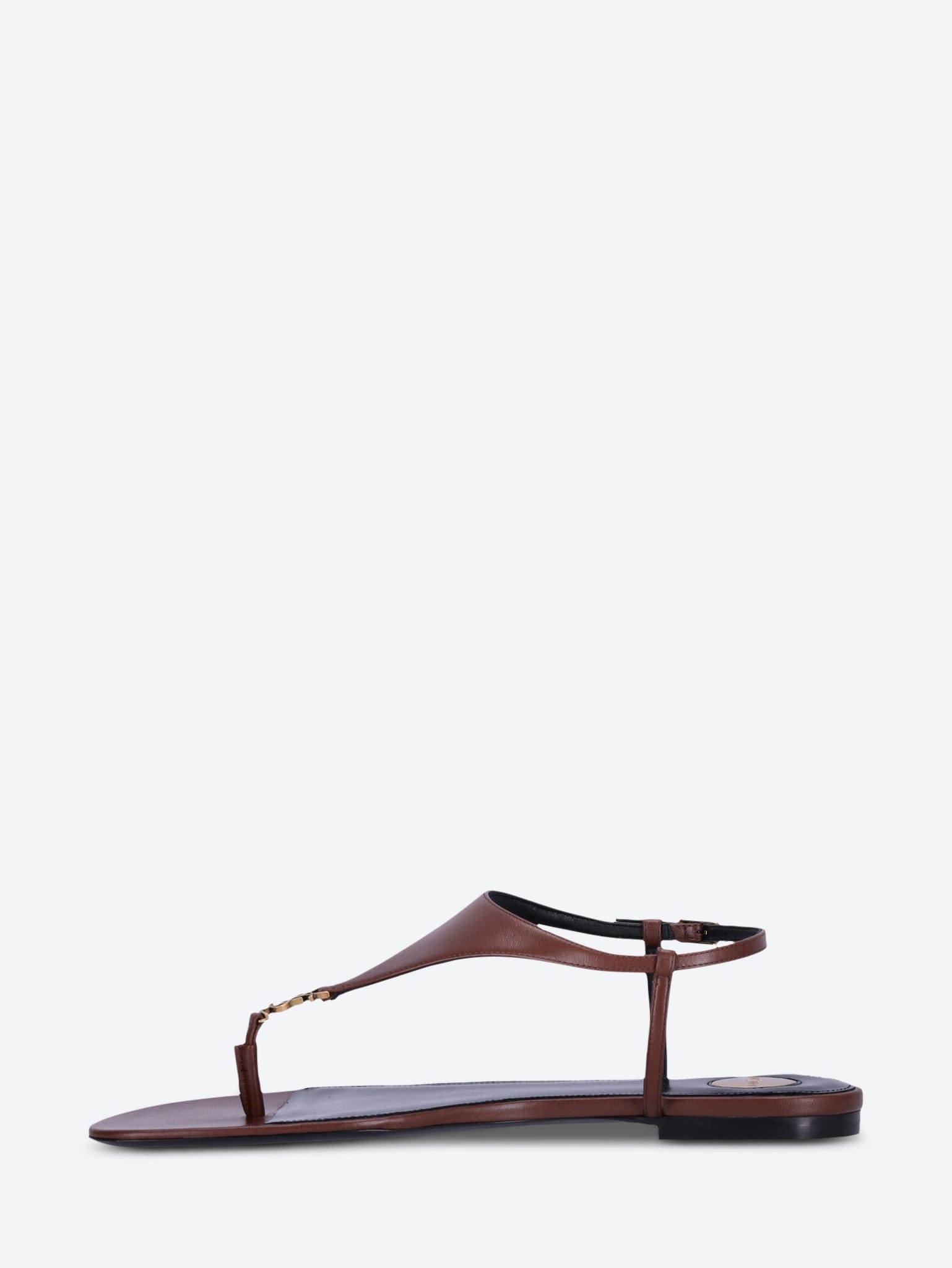 Saint Laurent Cassandra smooth leather sandals