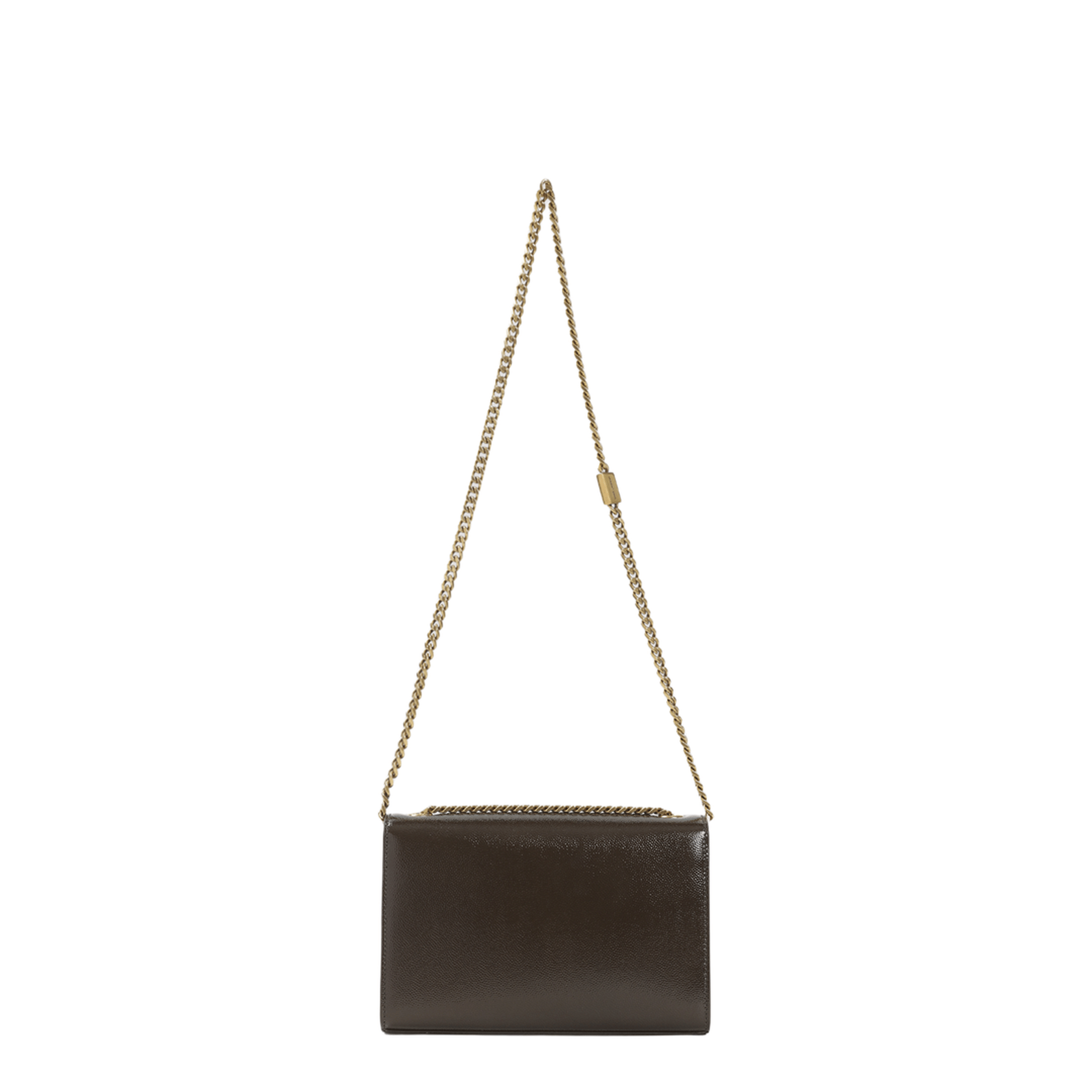 Saint Laurent Kate Small Calf Leather Shoulder Bag - Gloss Kaki