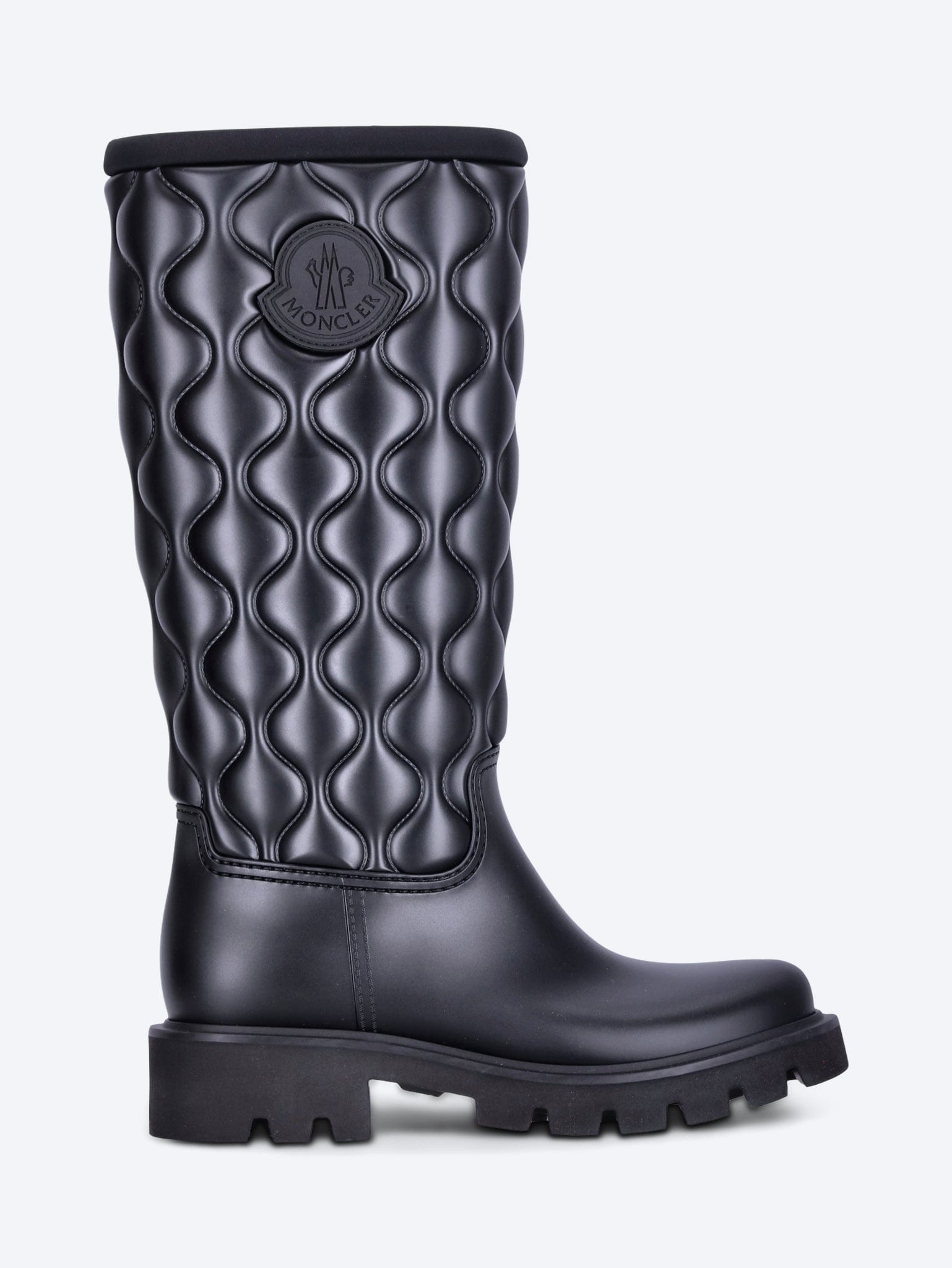 Moncler Kickstream quilt rain boots