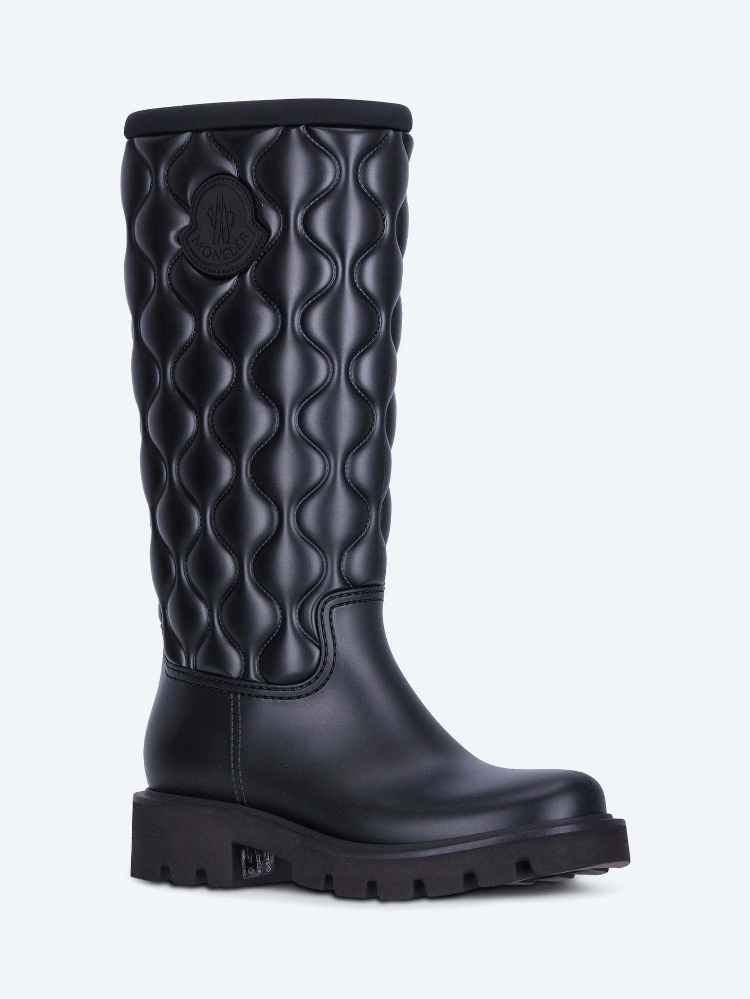 Moncler Kickstream quilt rain boots