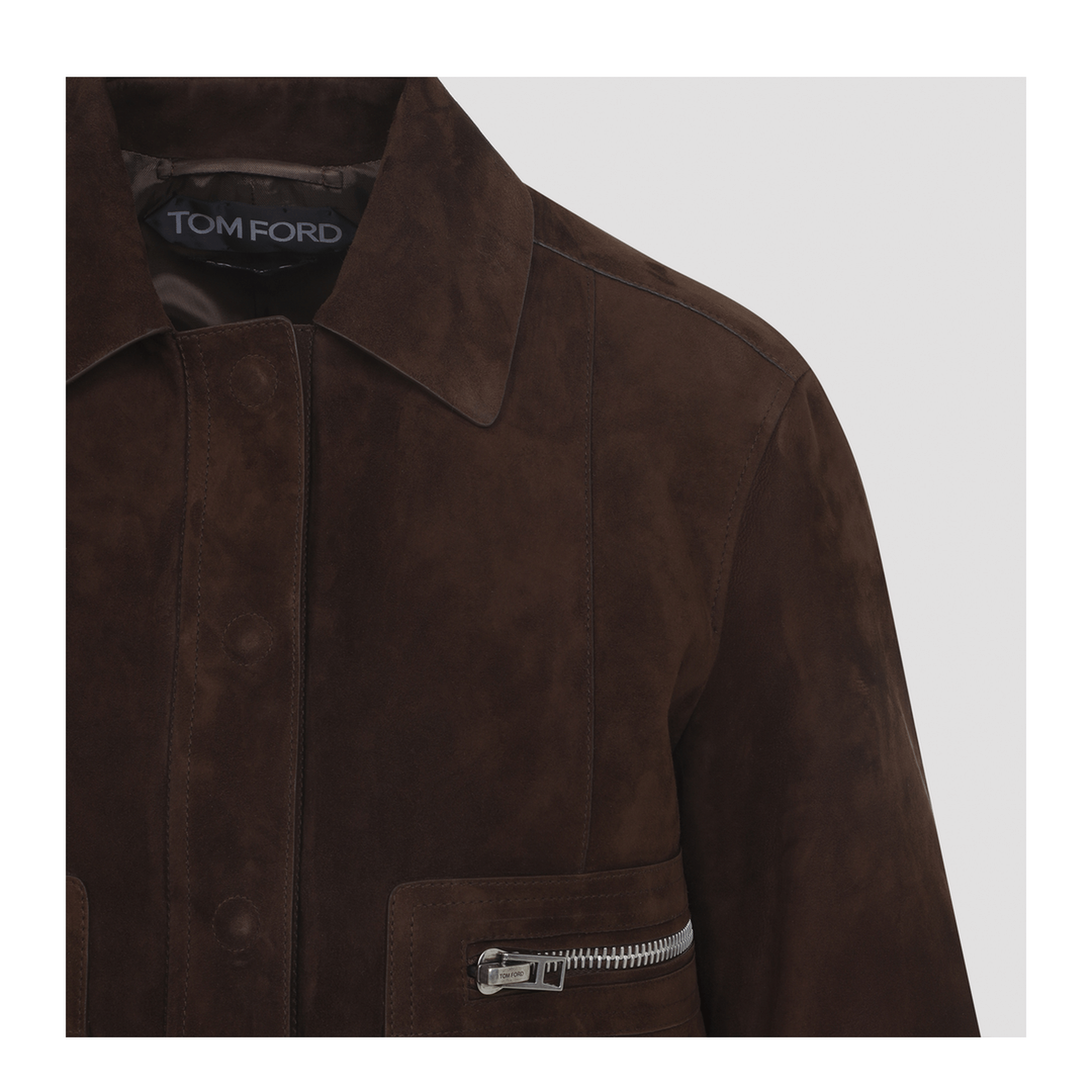 TOM FORD Lamb Suede Bomber Jacket