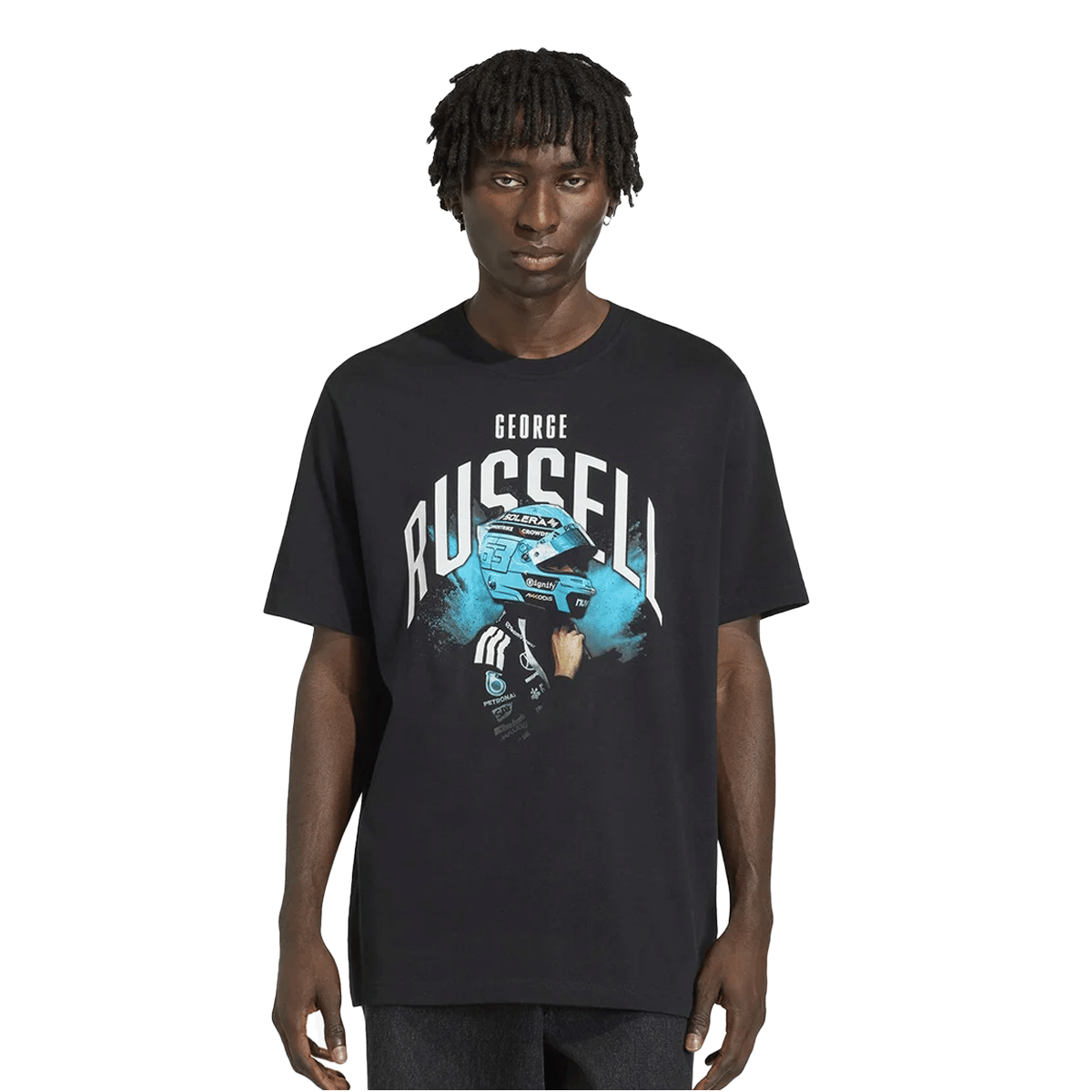 adidas '+ MERCEDES - AMG PETRONAS FORMULA 1 TEAM GEORGE RUSSELL GRAPHIC T-Shirt