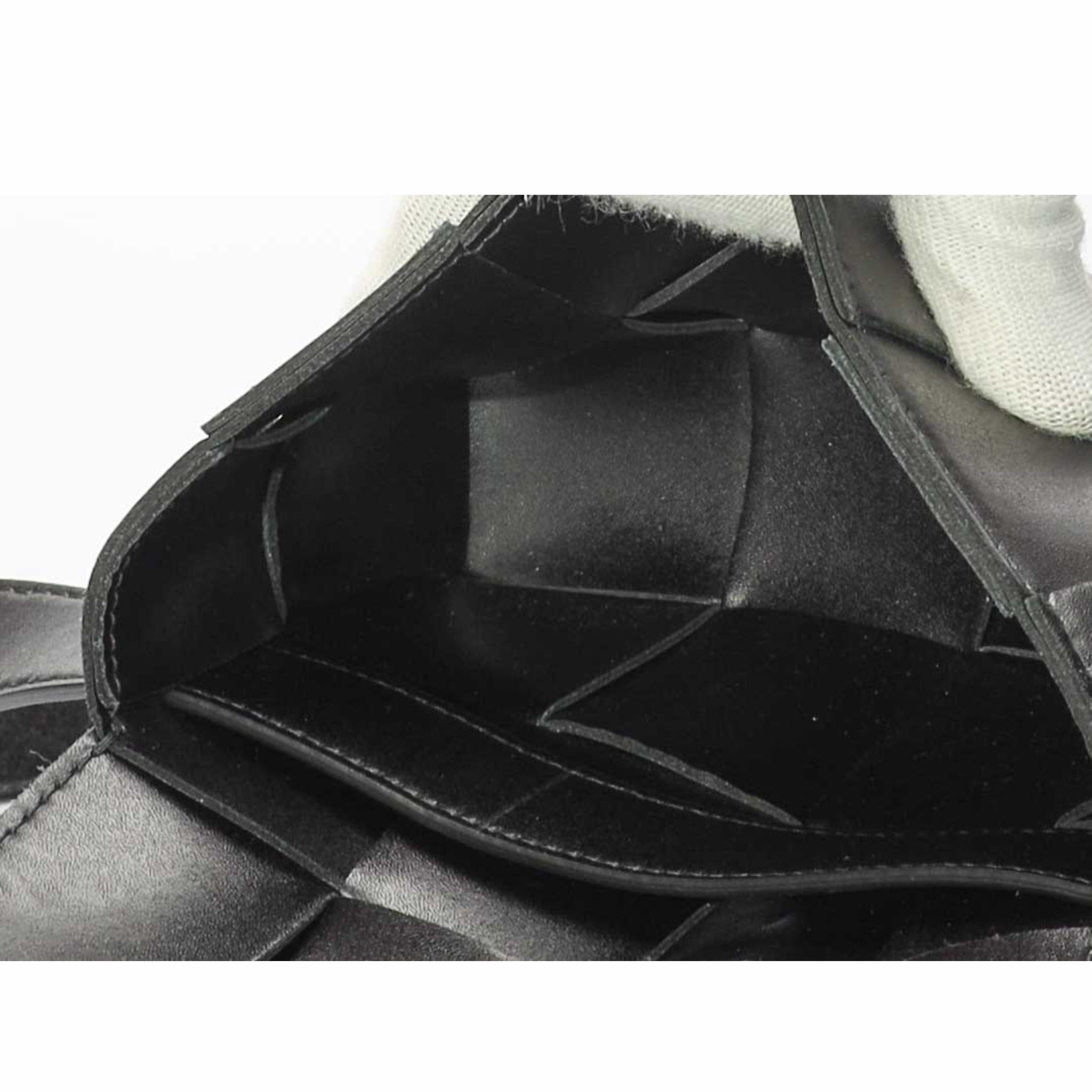 Bottega Veneta Black Intrecciato Mini Cassette Belt Bag
