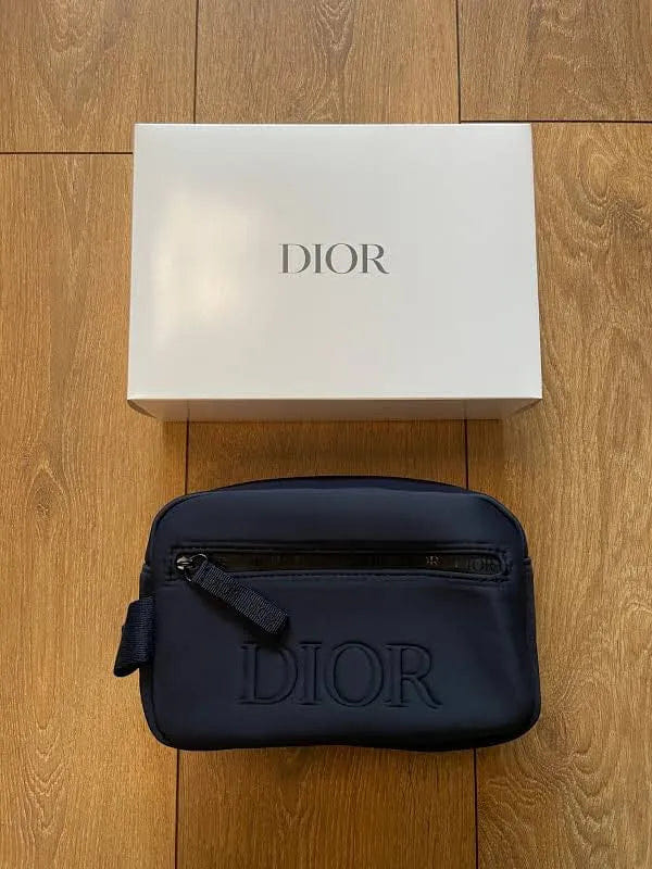 Dior Navy Blue Toiletry Travel Case