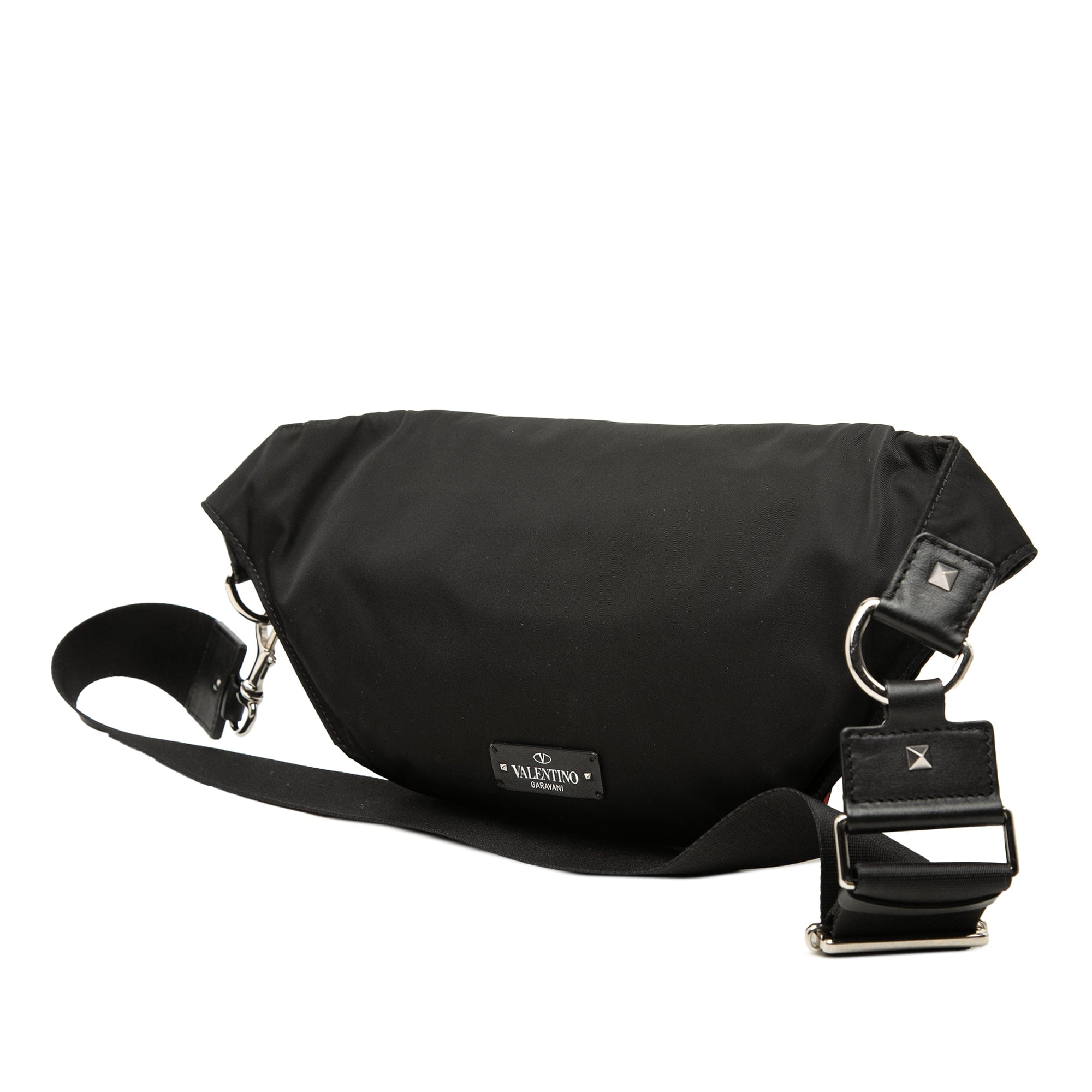Valentino Nylon LOVE Rockstud Belt Bag