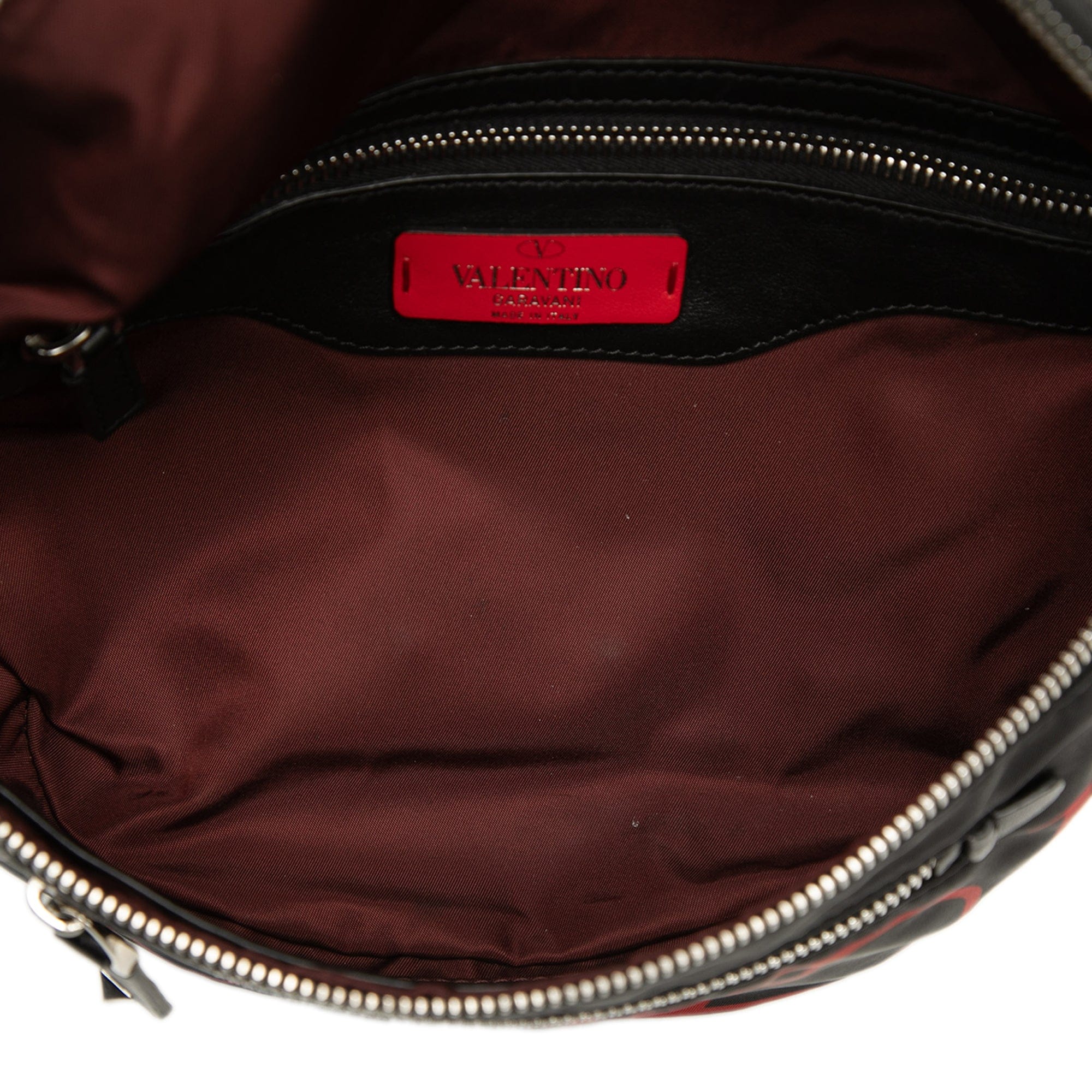 Valentino Nylon LOVE Rockstud Belt Bag