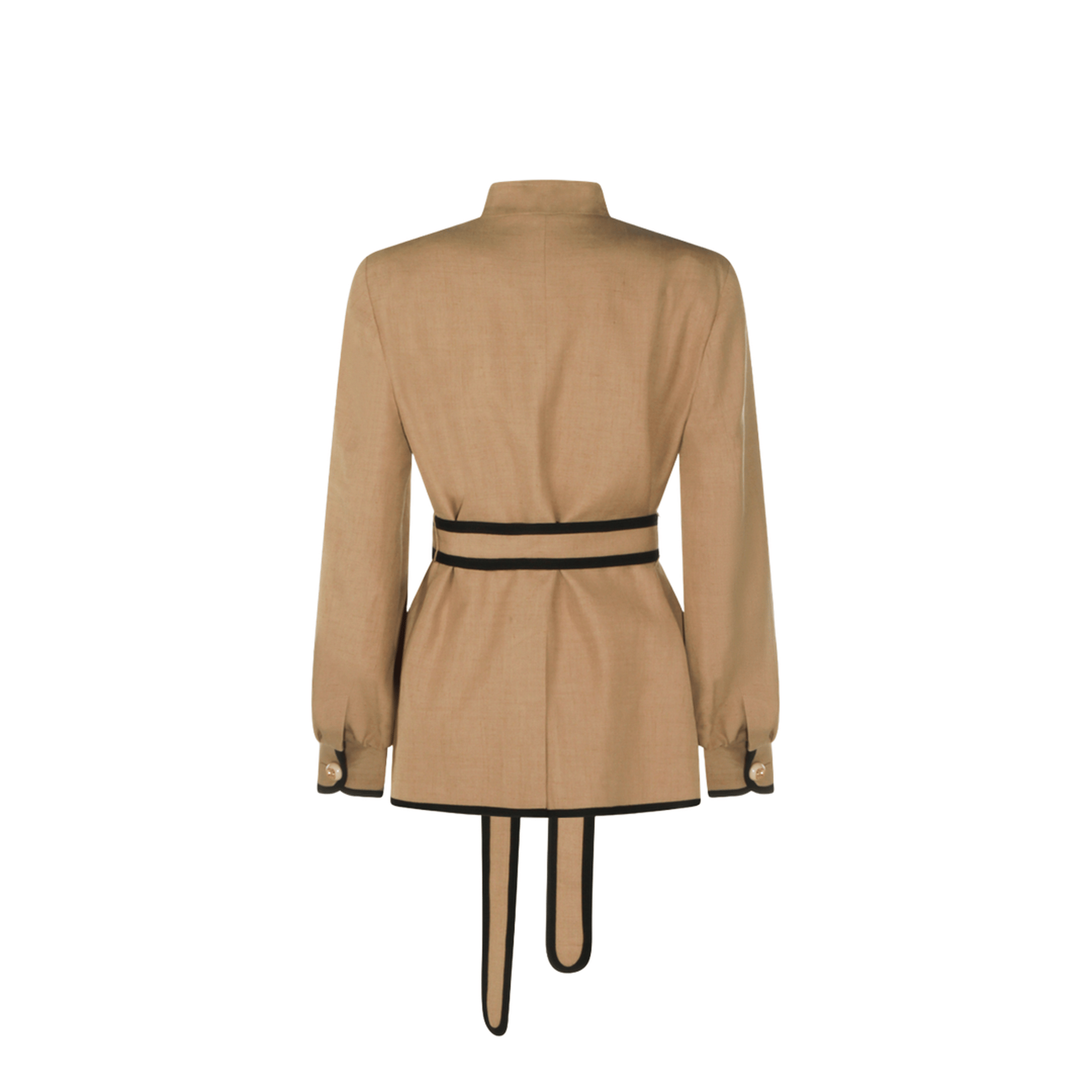 Valentino Caban Embroidered Logo Jacket