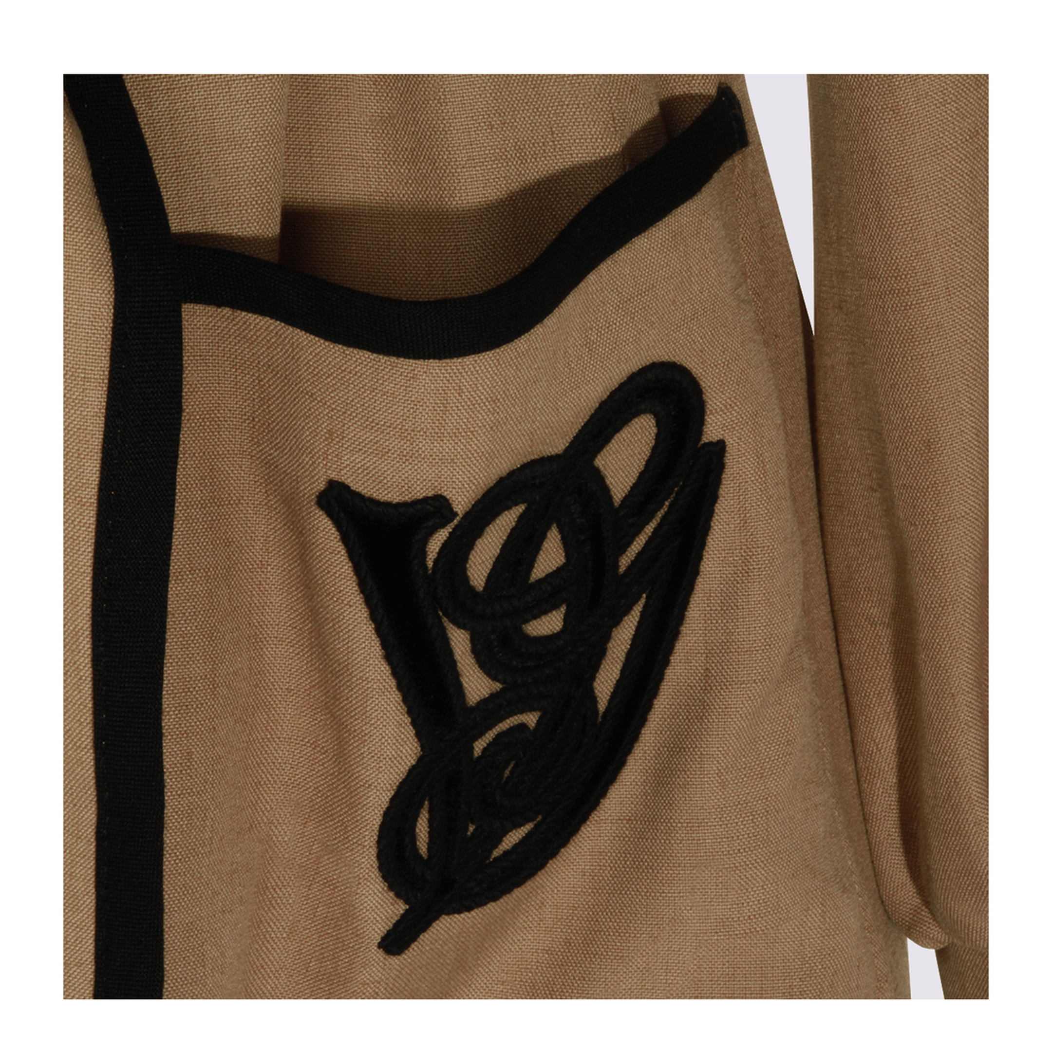 Valentino Caban Embroidered Logo Jacket