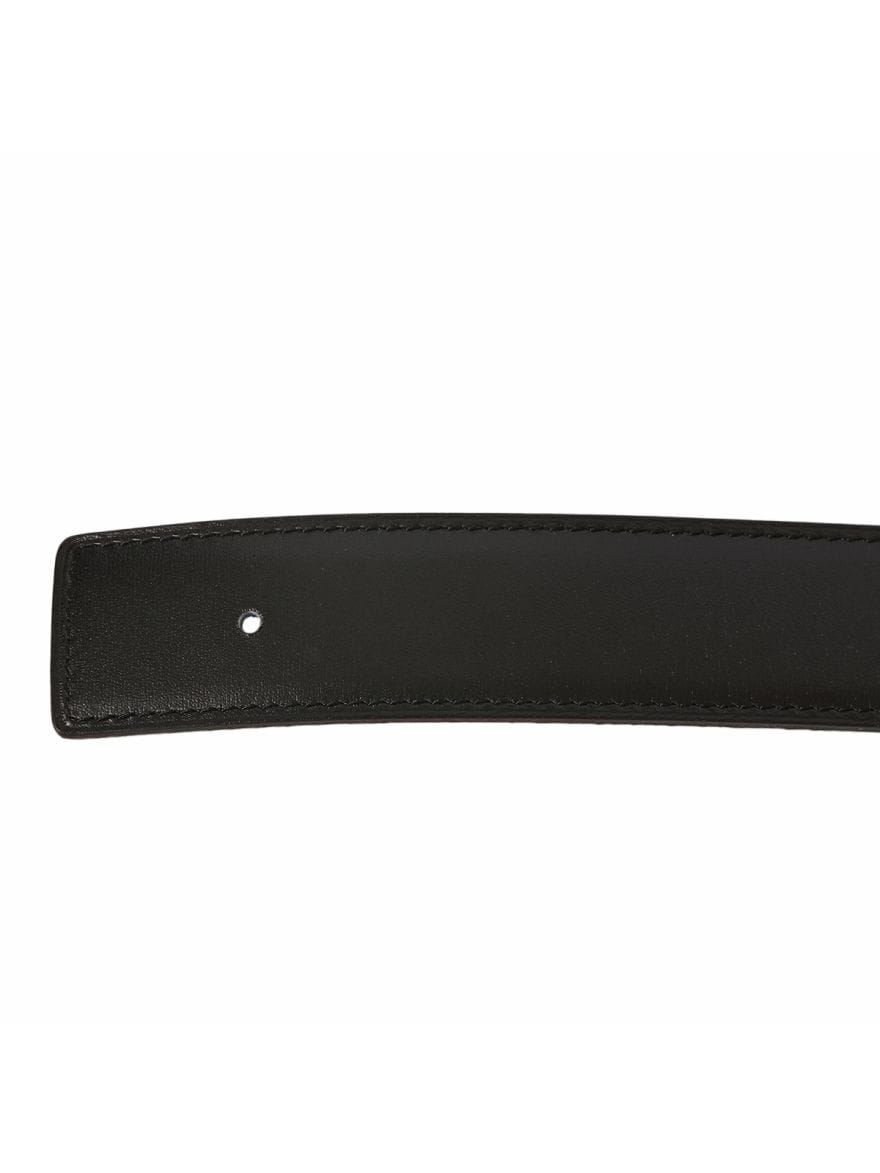 Hermes Unisex Black And Blue Belt 95 cm