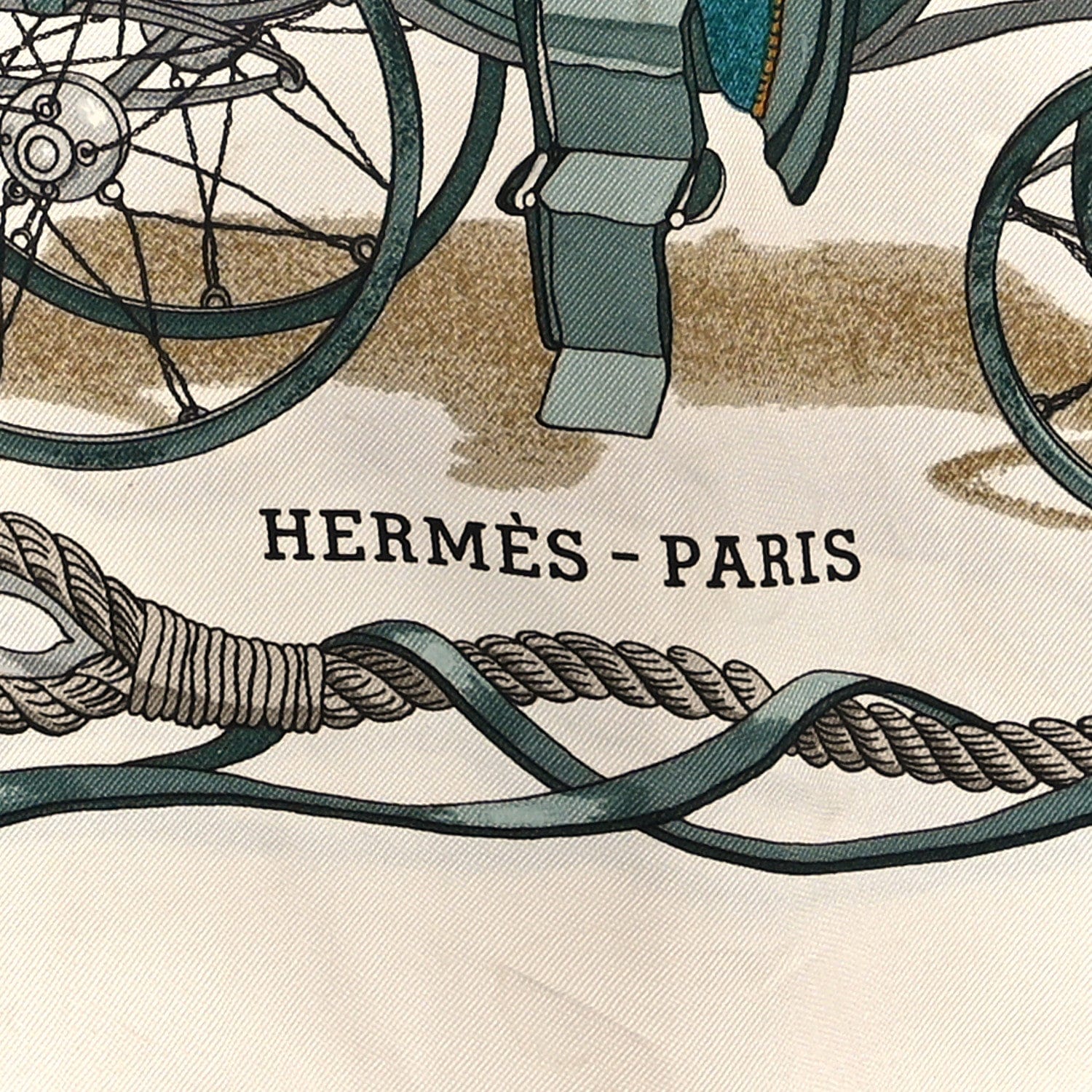 Hermes Silk Bateau A Vapeur De Jouffroy D’Abbans 1784 Scarf 90