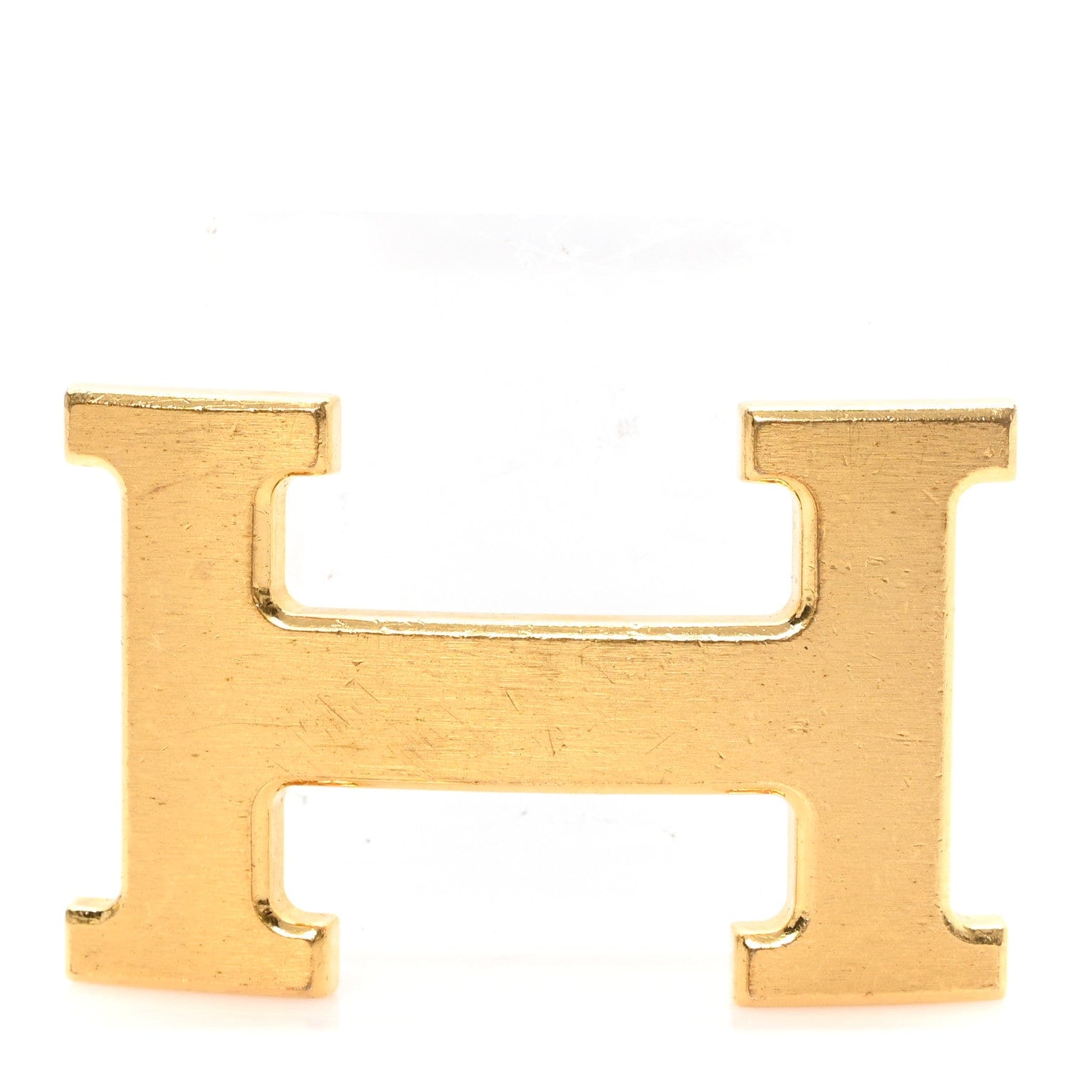 Hermes Polished 24 mm H Belt Buckle Gold