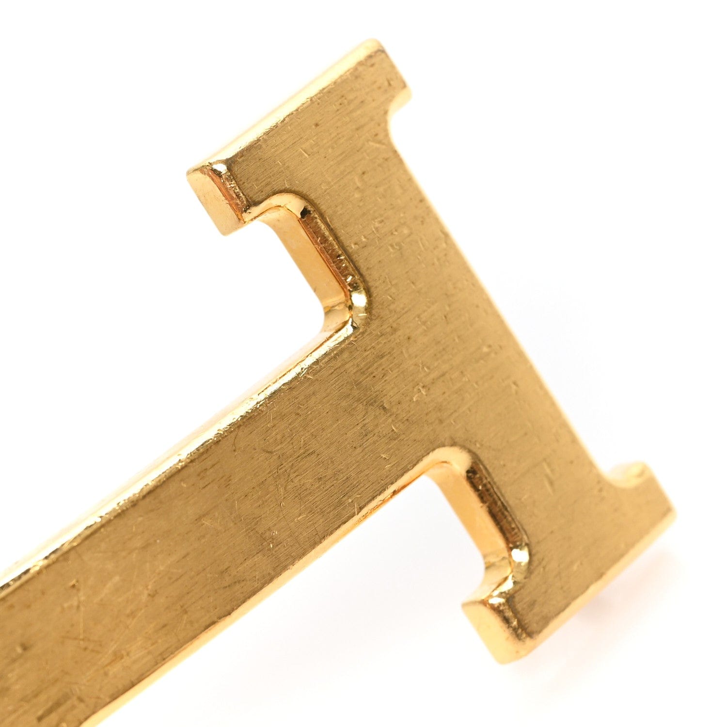 Hermes Polished 24 mm H Belt Buckle Gold