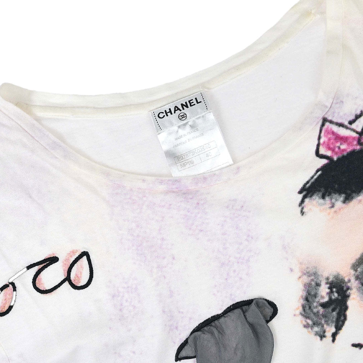 Chanel 2010 T - shirt White #40